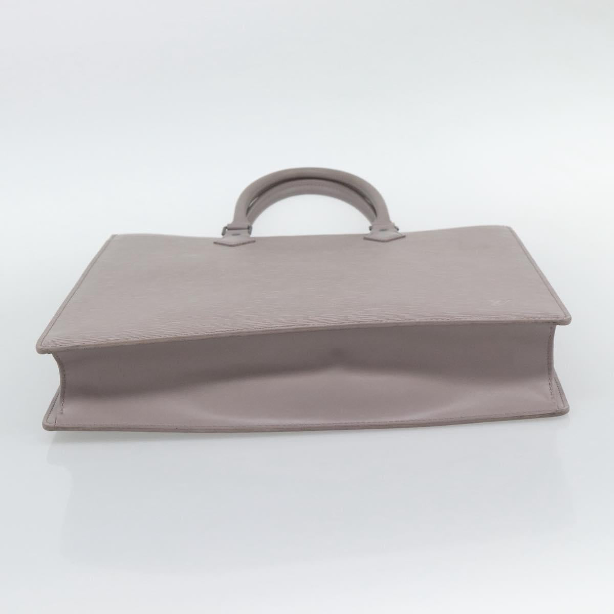 LOUIS VUITTON Epi Sac Plat Hand Bag Lilac M5207B LV Auth bs36010
