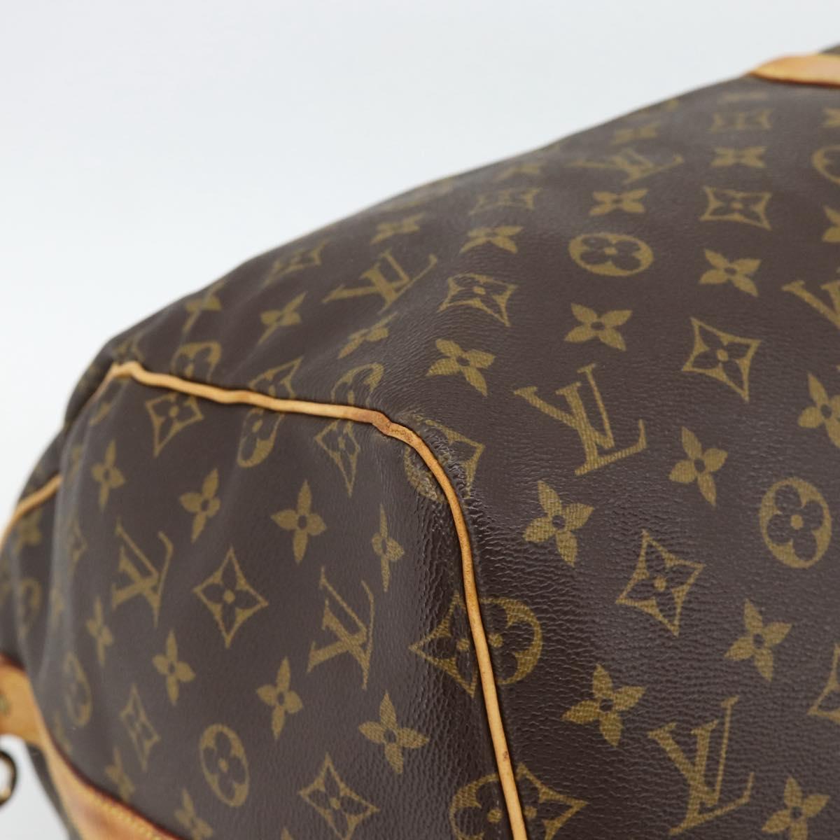 LOUIS VUITTON Monogram Keepall Bandouliere 55 Boston Bag M41414 LV Auth bs36013