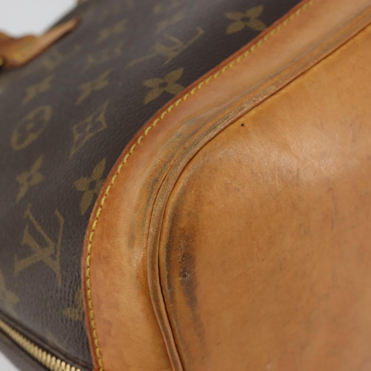 LOUIS VUITTON Monogram Alma Hand Bag M51130 LV Auth bs36027