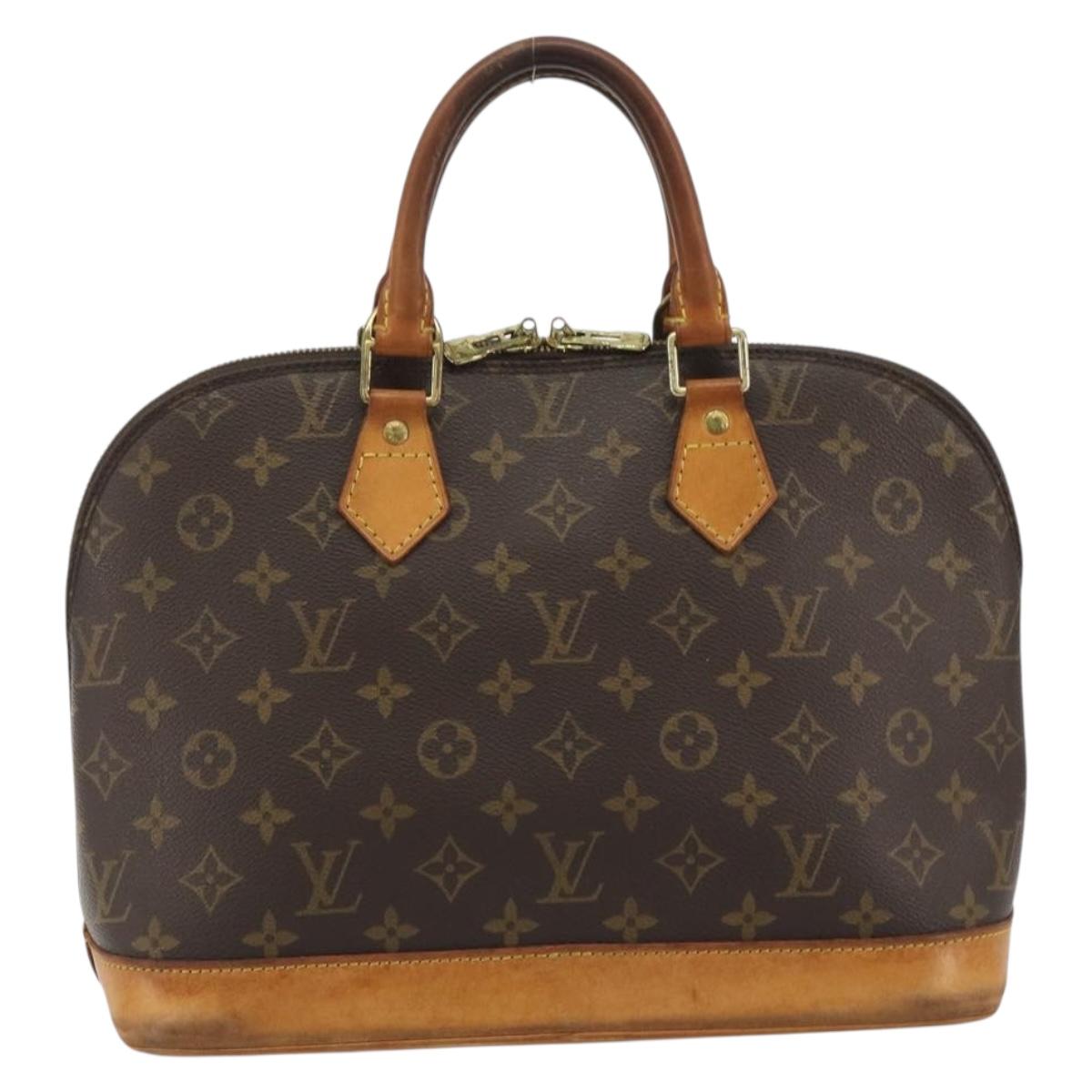 LOUIS VUITTON Monogram Alma Hand Bag M51130 LV Auth bs36027