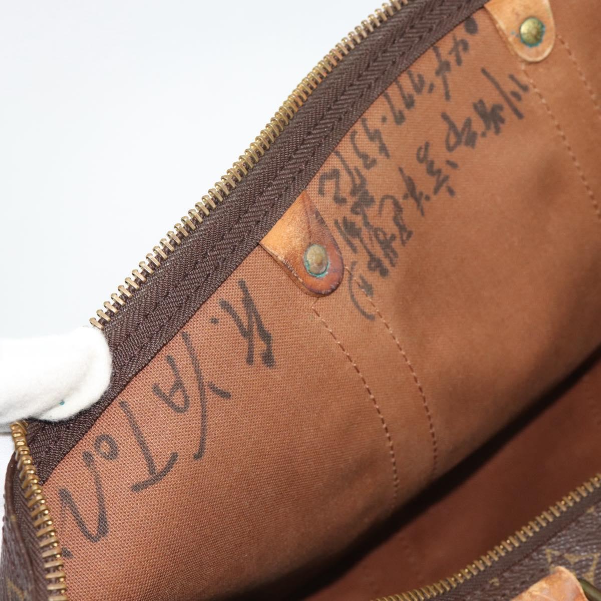 LOUIS VUITTON Monogram Keepall 45 Boston Bag M41428 LV Auth bs36028