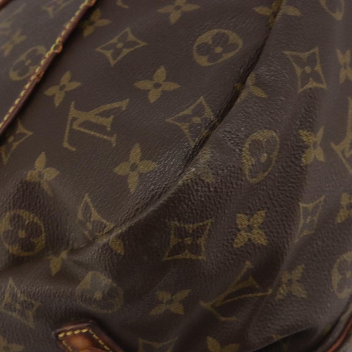 LOUIS VUITTON Monogram Saumur 35 Shoulder Bag M42254 LV Auth bs36035