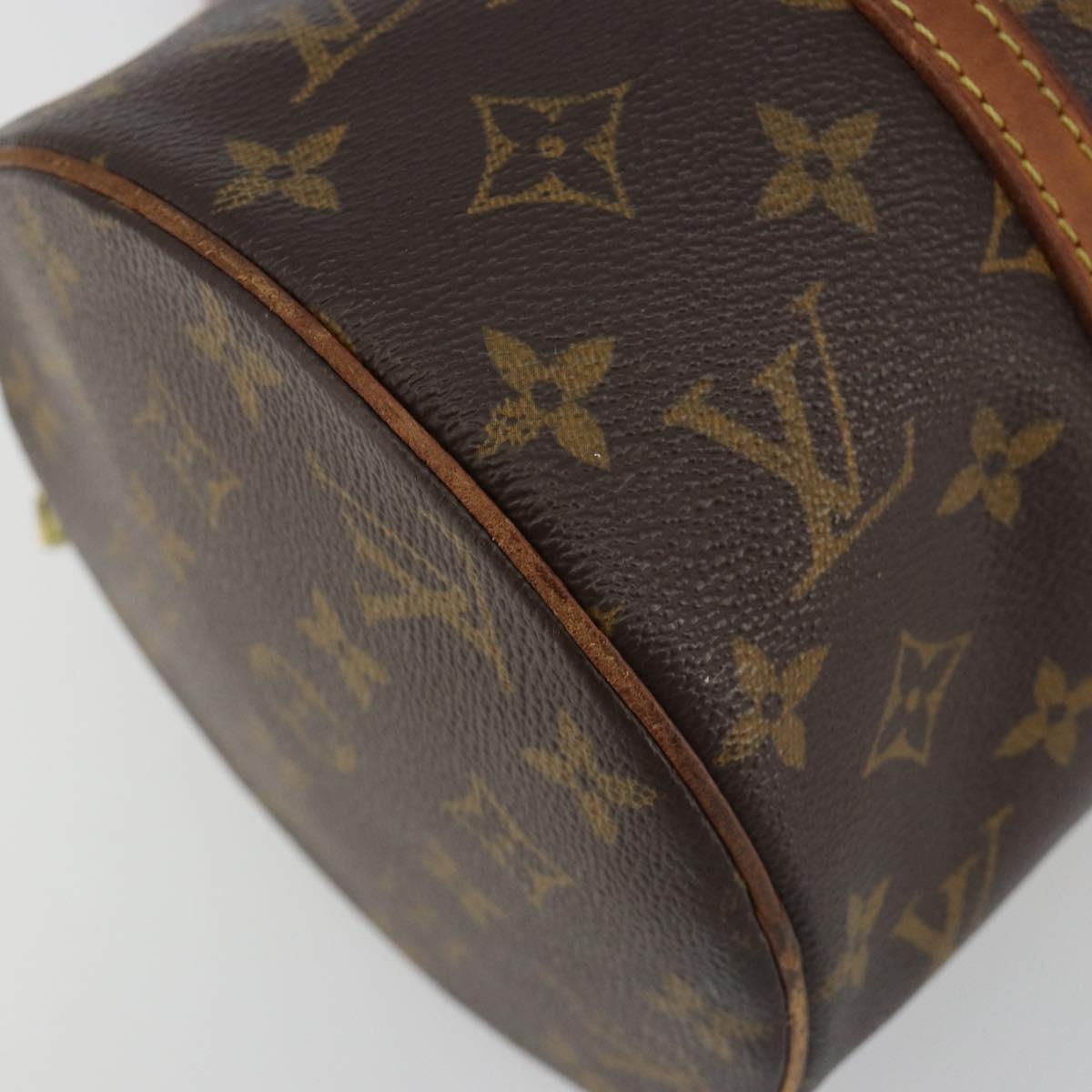 LOUIS VUITTON Monogram Papillon 30 Hand Bag M51385 LV Auth bs36039