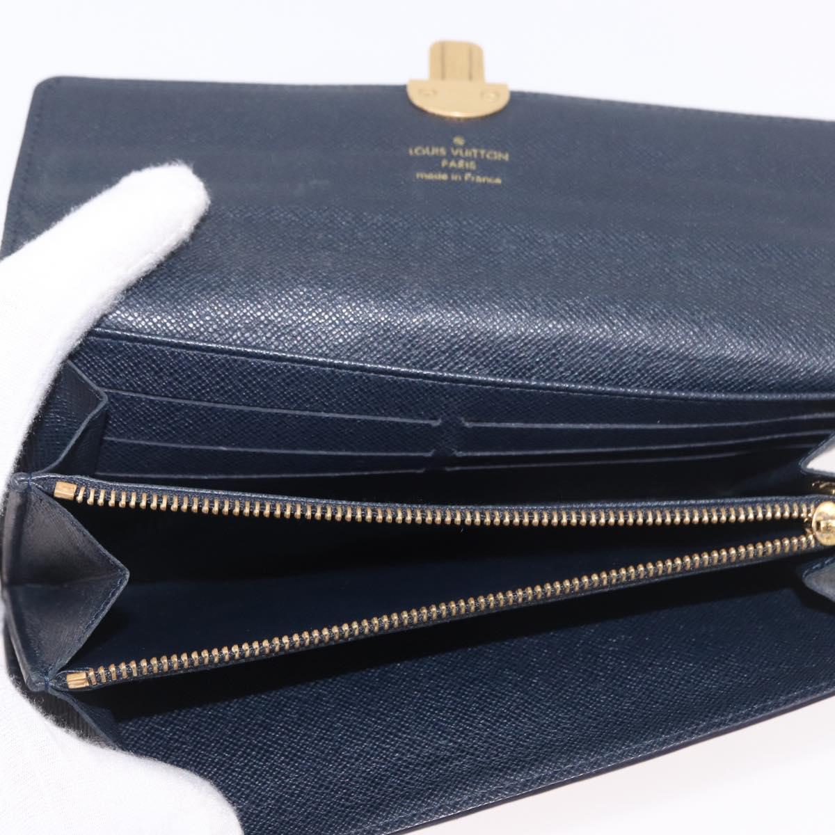 LOUIS VUITTON Monogram Ideal Portefeuille Sarah Wallet Uncle M63007 Auth bs36040