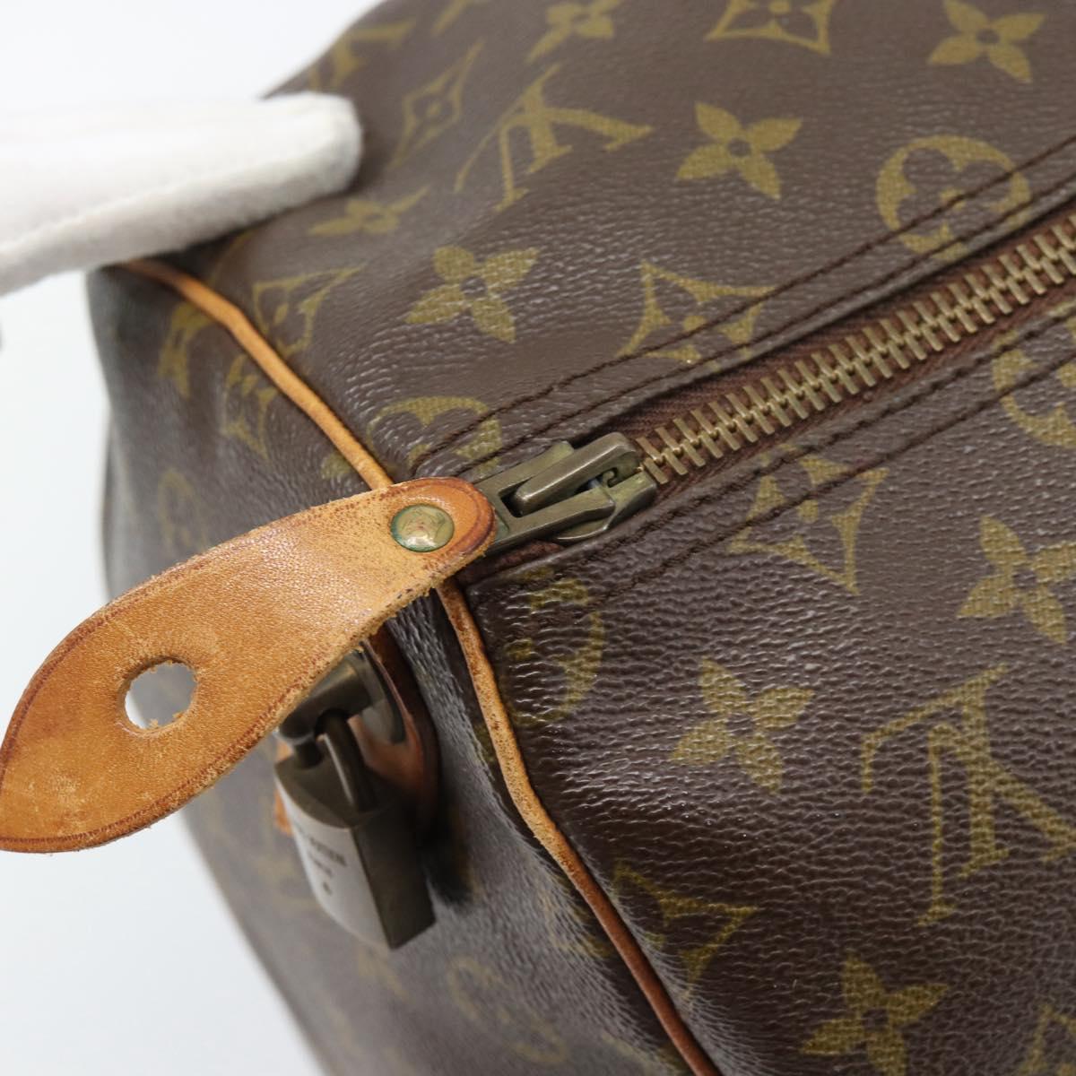 LOUIS VUITTON Monogram Keepall 55 Boston Bag Vintage M41424 LV Auth bs36042