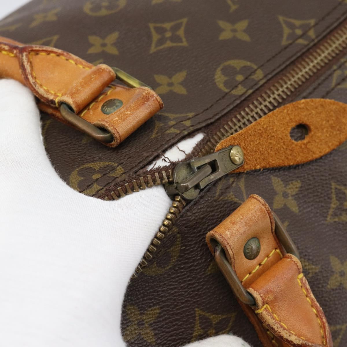 LOUIS VUITTON Monogram Keepall 55 Boston Bag Vintage M41424 LV Auth bs36042