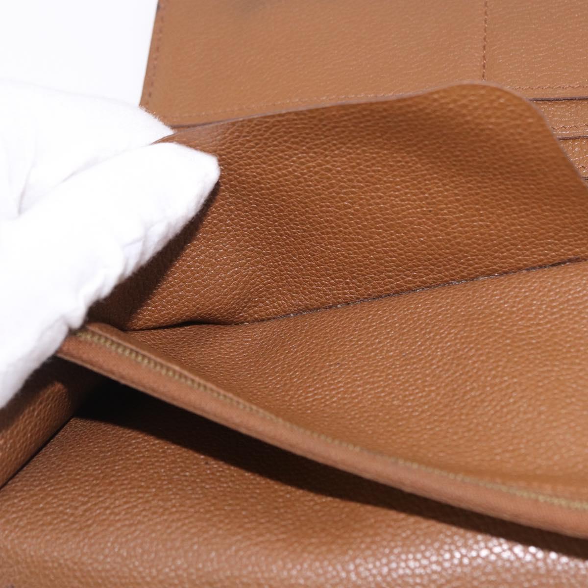 LOUIS VUITTON Empreinte Portefeuille Virtuose Wallet Brown LV Auth bs36043