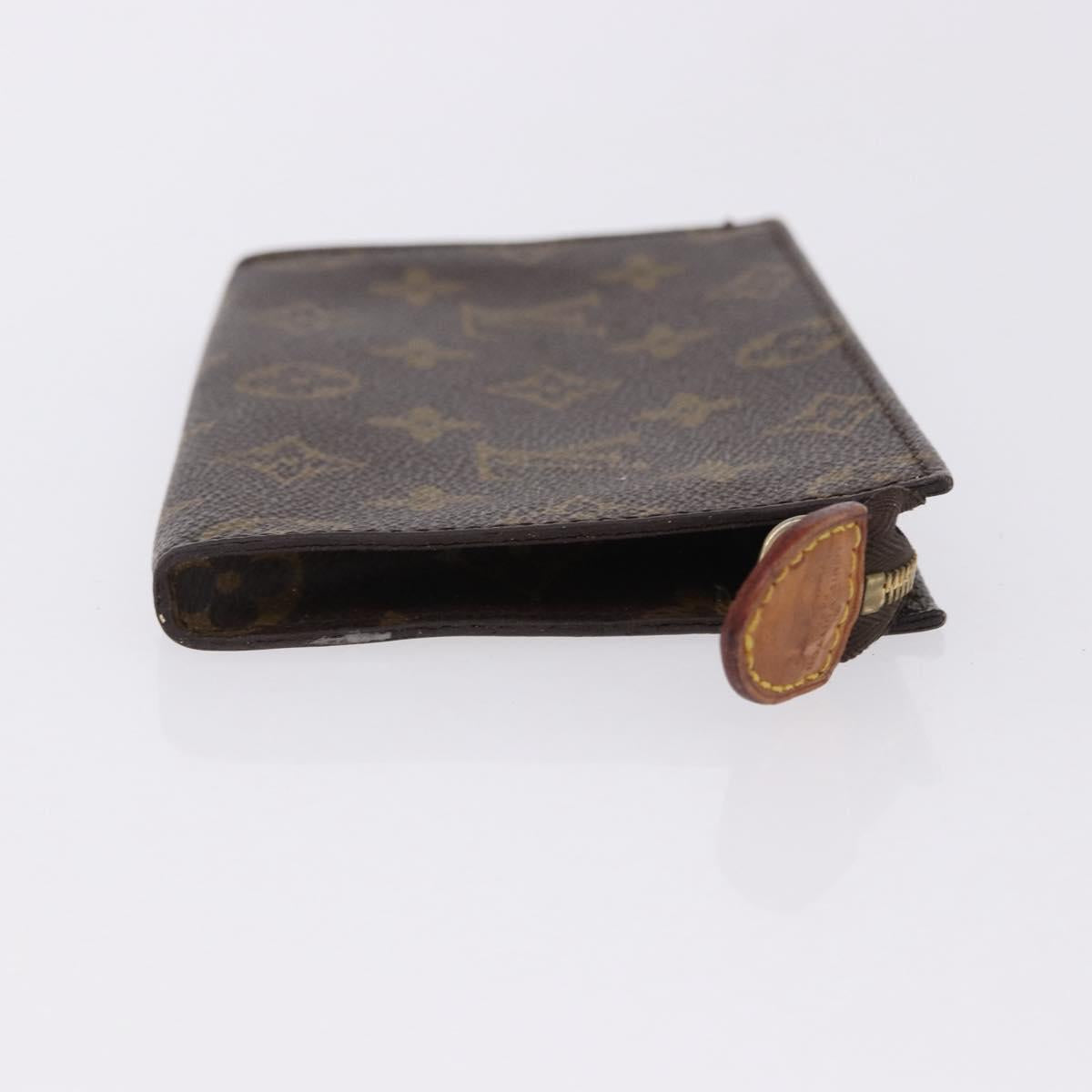 LOUIS VUITTON Monogram Bucket PM Accessory Pouch 2 Set LV Auth bs36044