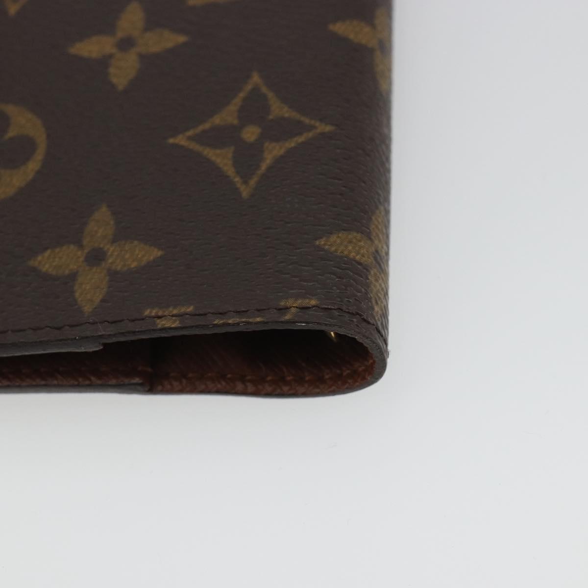 LOUIS VUITTON Monogram Agenda PM Day Planner Cover R20005 LV Auth bs36048