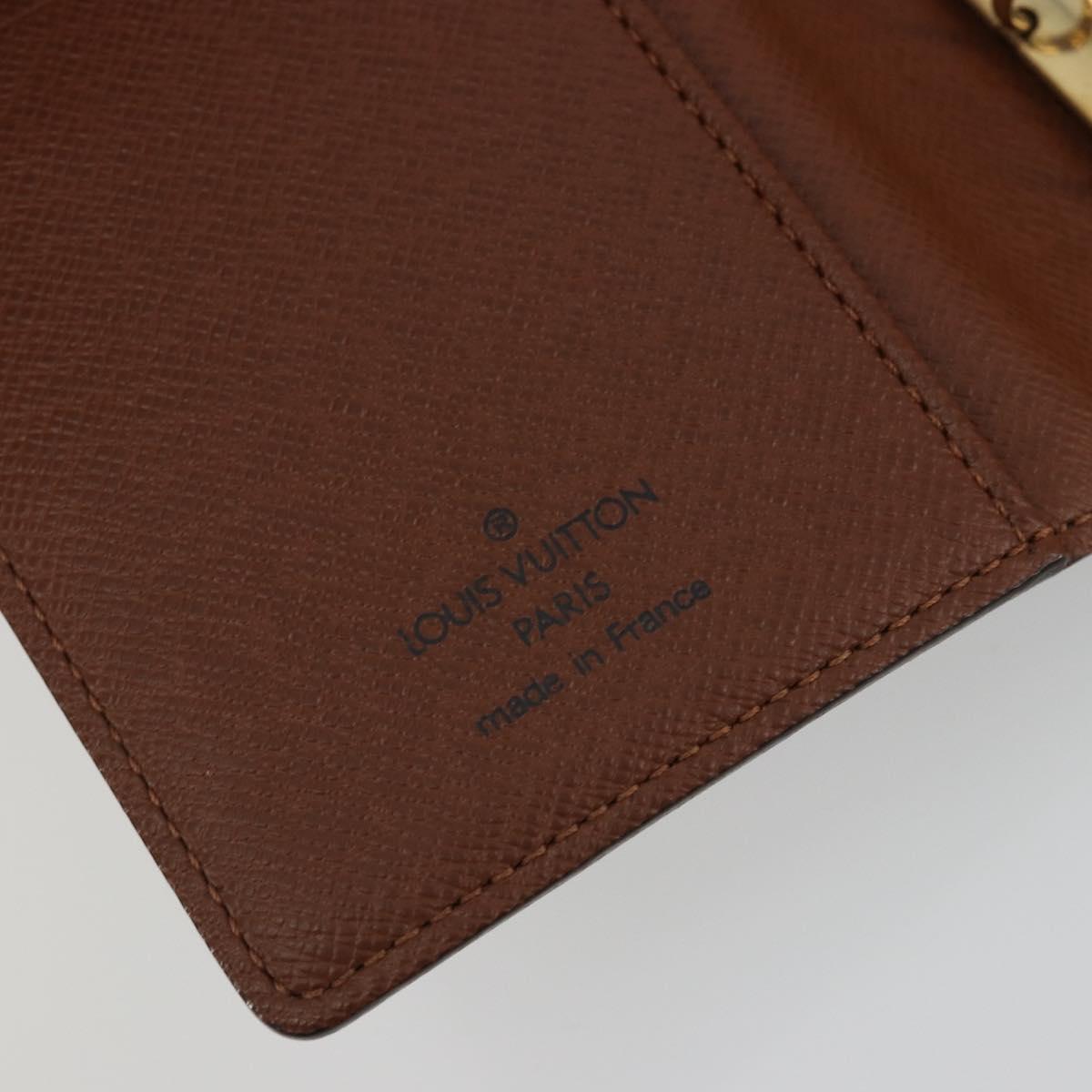 LOUIS VUITTON Monogram Agenda PM Day Planner Cover R20005 LV Auth bs36048