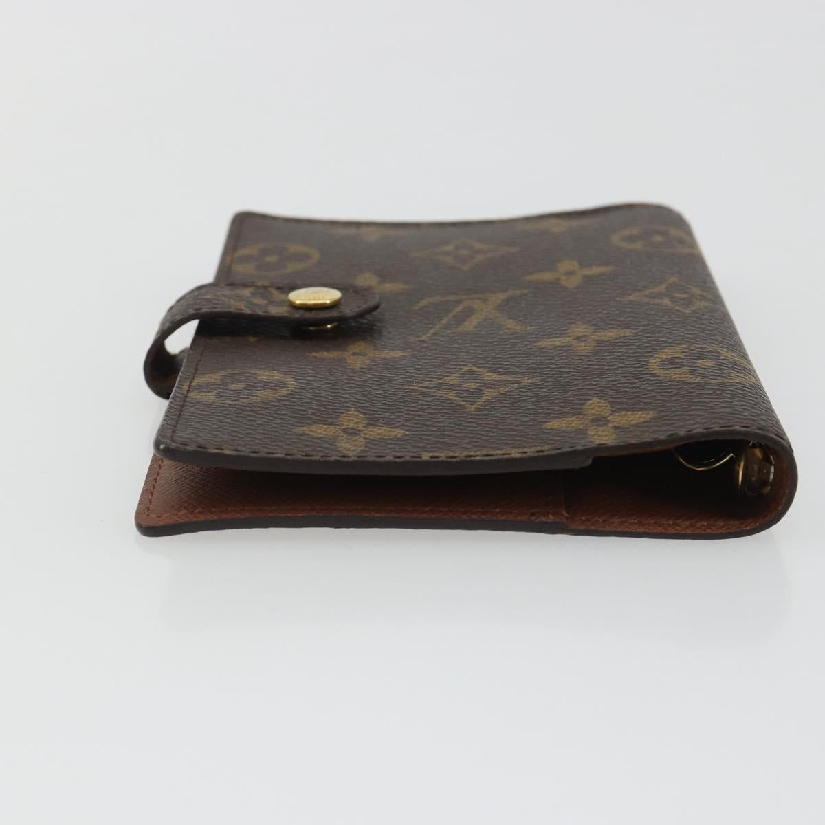 LOUIS VUITTON Monogram Agenda PM Day Planner Cover R20005 LV Auth bs36048