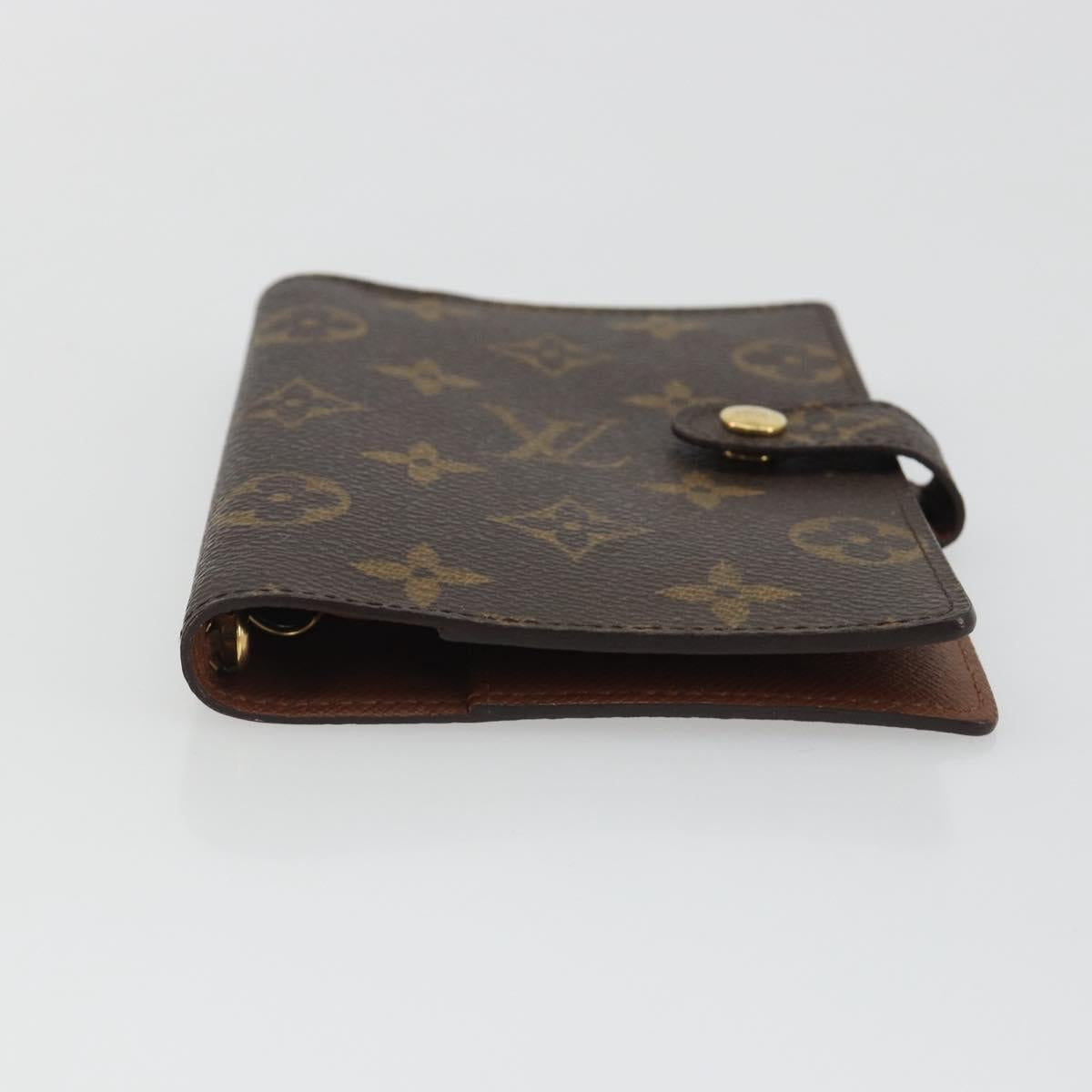 LOUIS VUITTON Monogram Agenda PM Day Planner Cover R20005 LV Auth bs36048