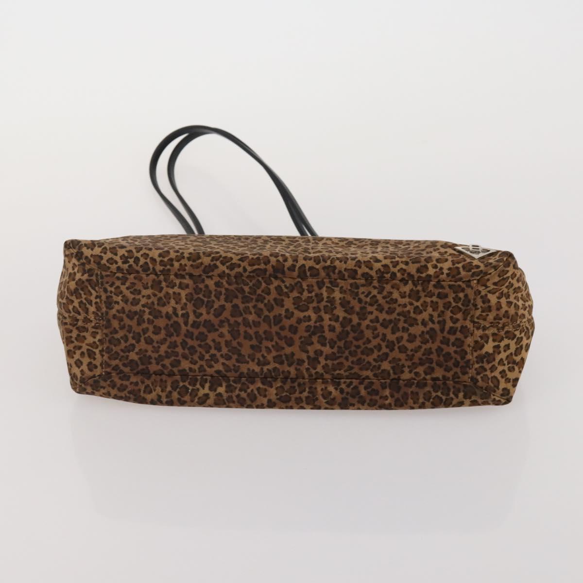 BOTTEGA VENETA Shoulder Bag Nylon 2 Set Brown Auth bs36052