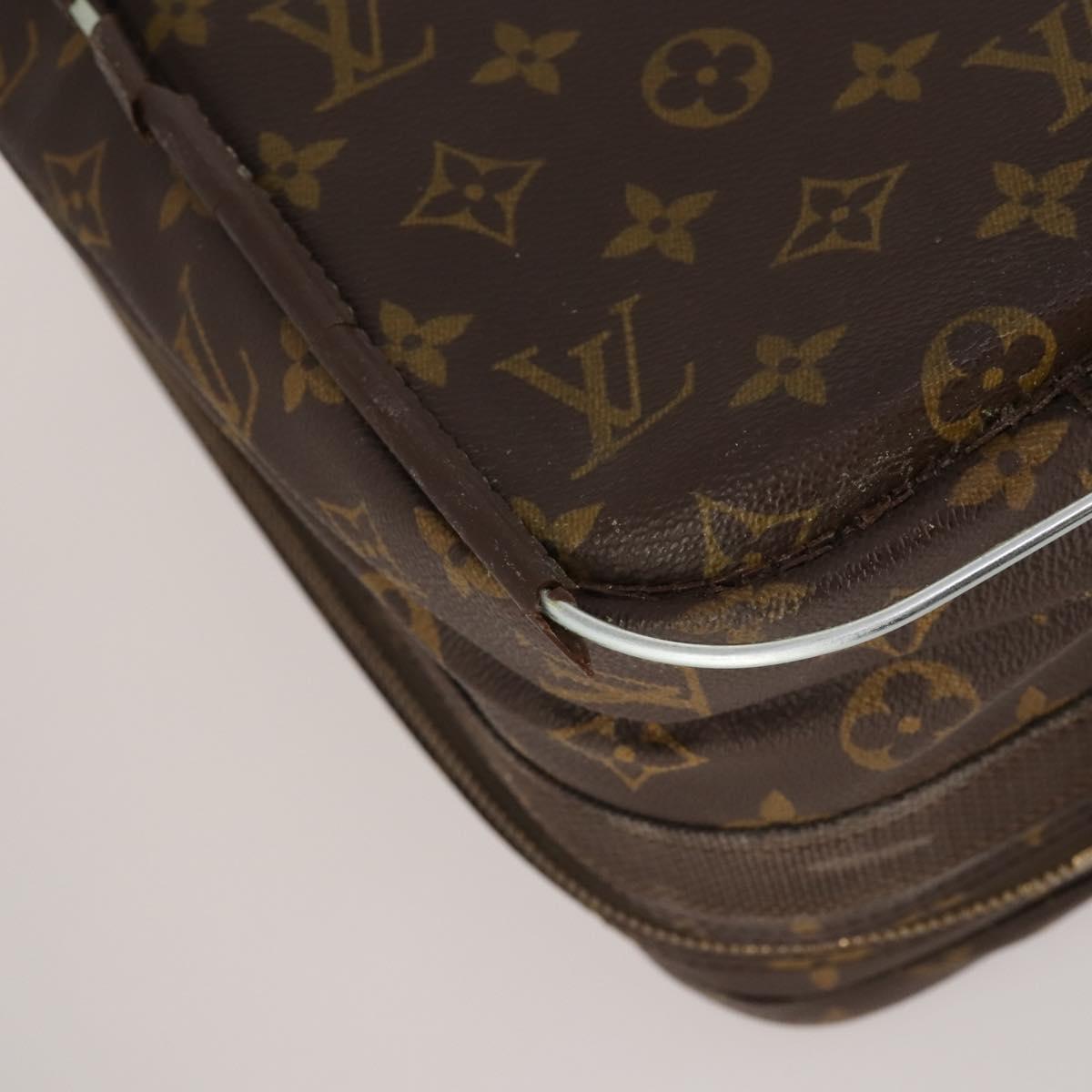 LOUIS VUITTON Monogram Satellite 65 Boston Bag M23352 LV Auth bs36056