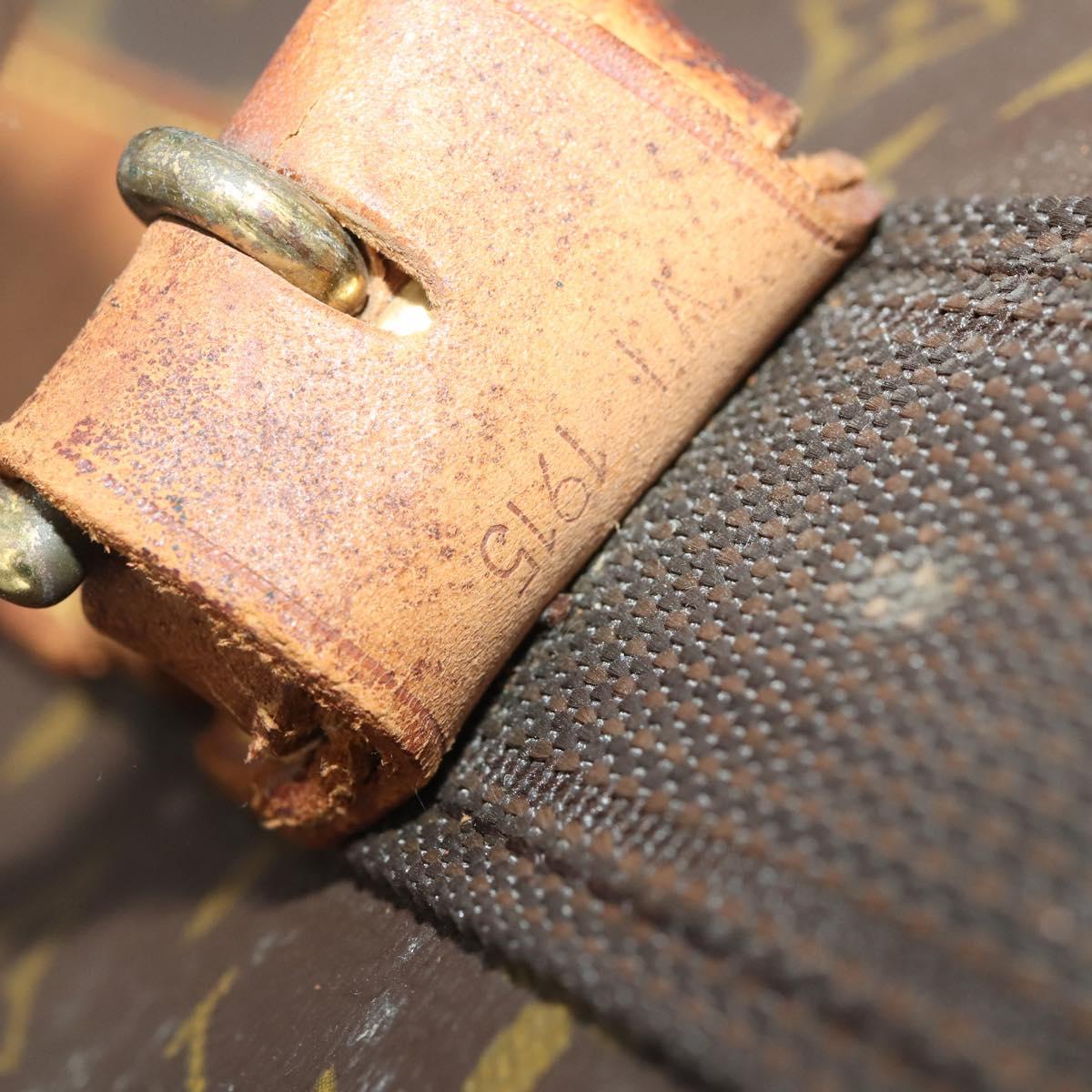 LOUIS VUITTON Monogram Satellite 65 Boston Bag M23352 LV Auth bs36056