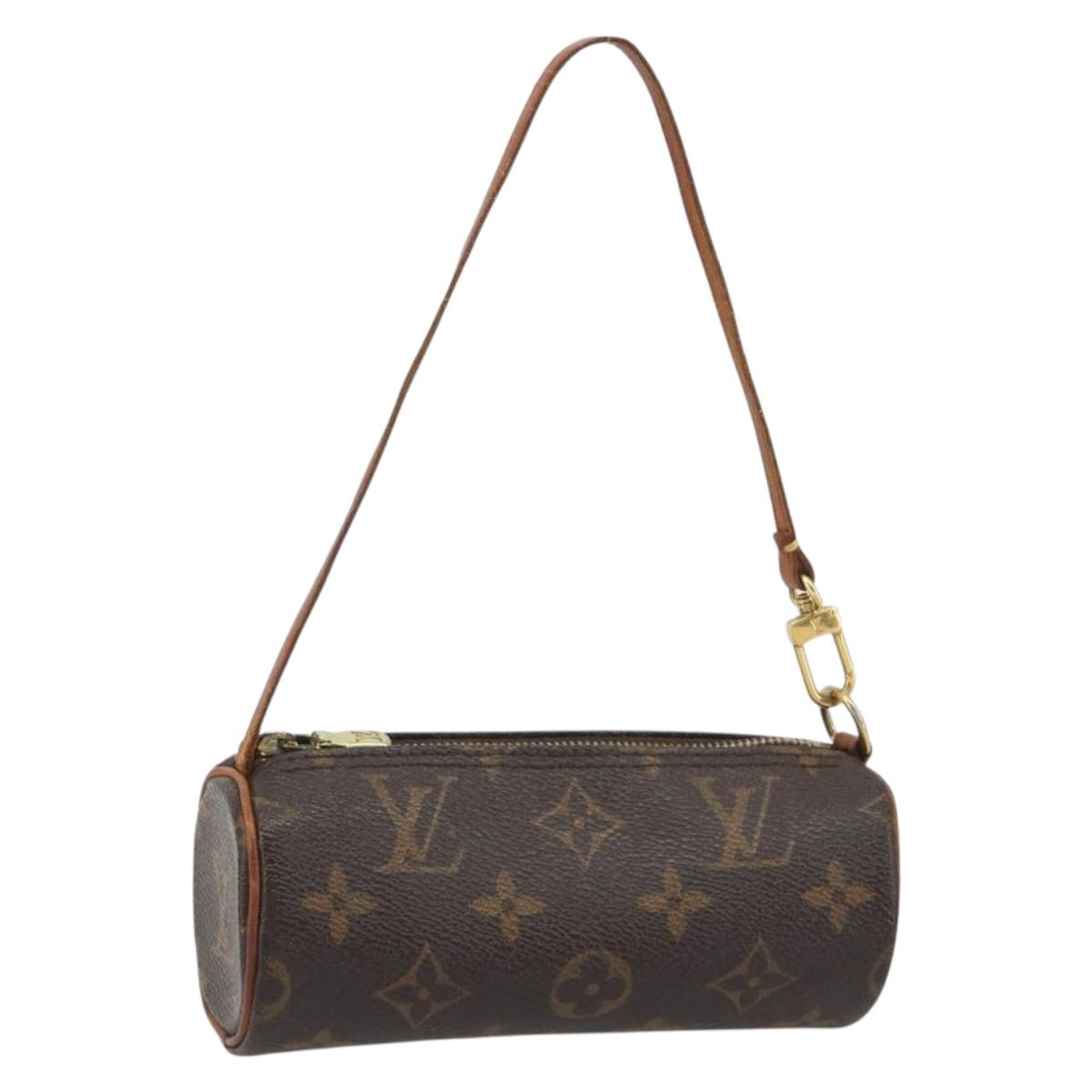 LOUIS VUITTON Monogram Papillon Pouch LV Auth bs36057