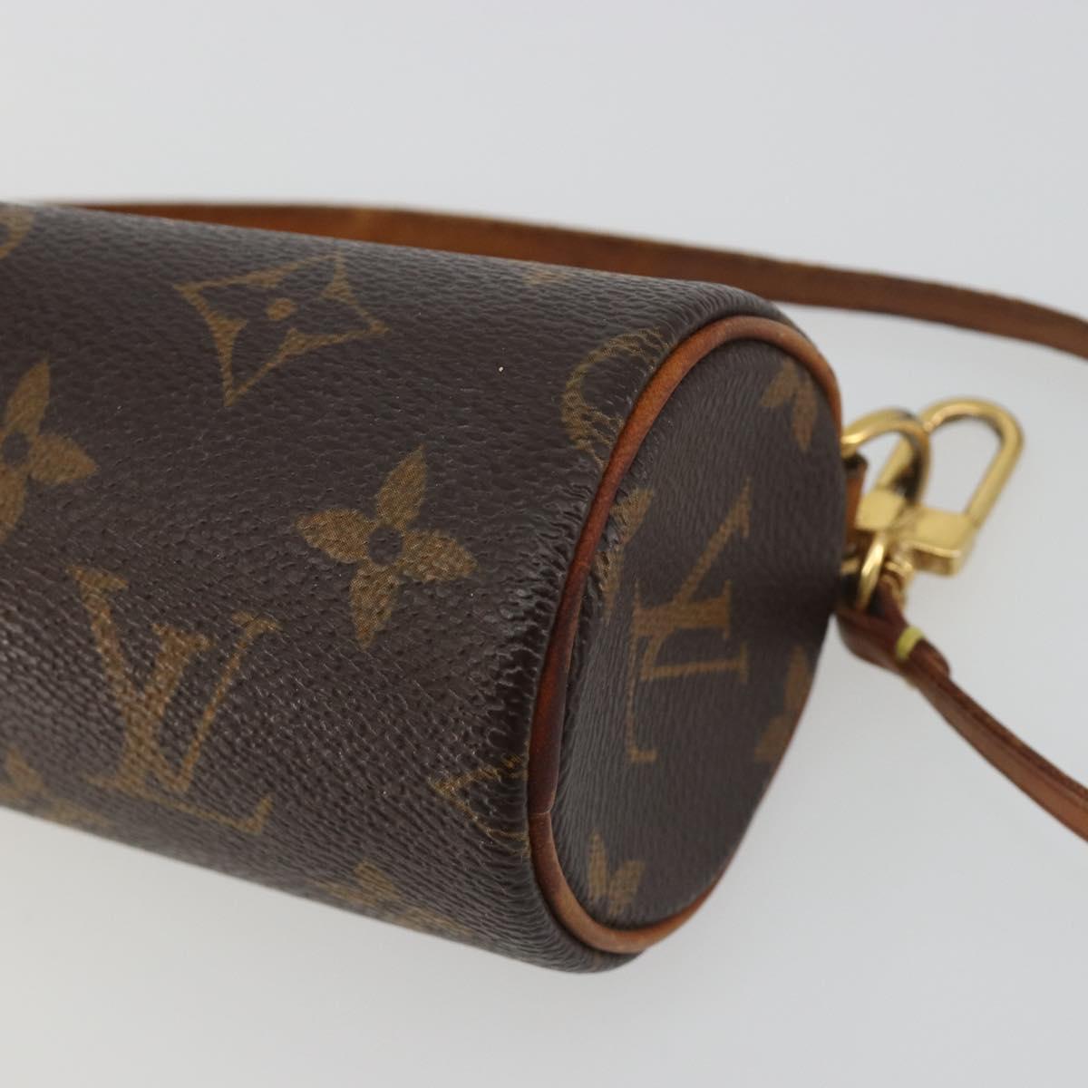 LOUIS VUITTON Monogram Papillon Pouch LV Auth bs36057