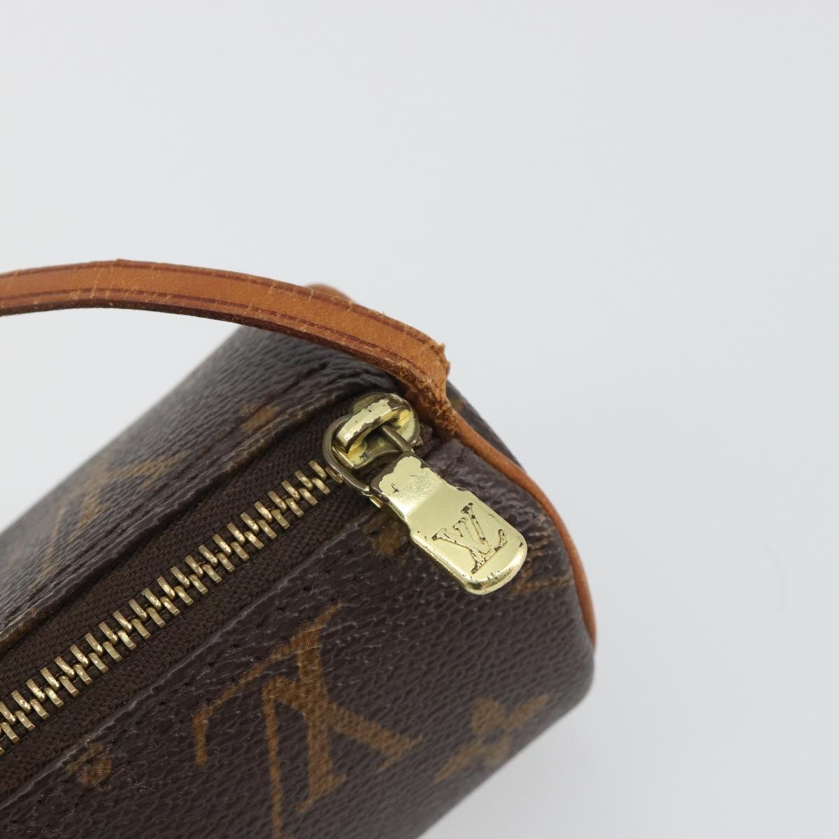 LOUIS VUITTON Monogram Papillon Pouch LV Auth bs36057