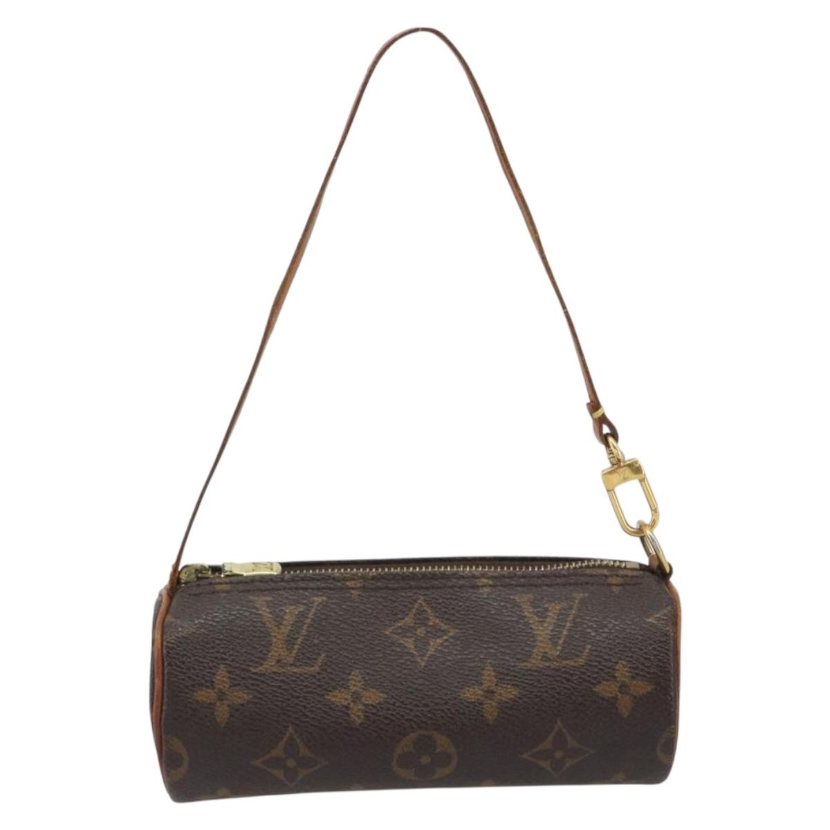 LOUIS VUITTON Monogram Papillon Pouch LV Auth bs36057