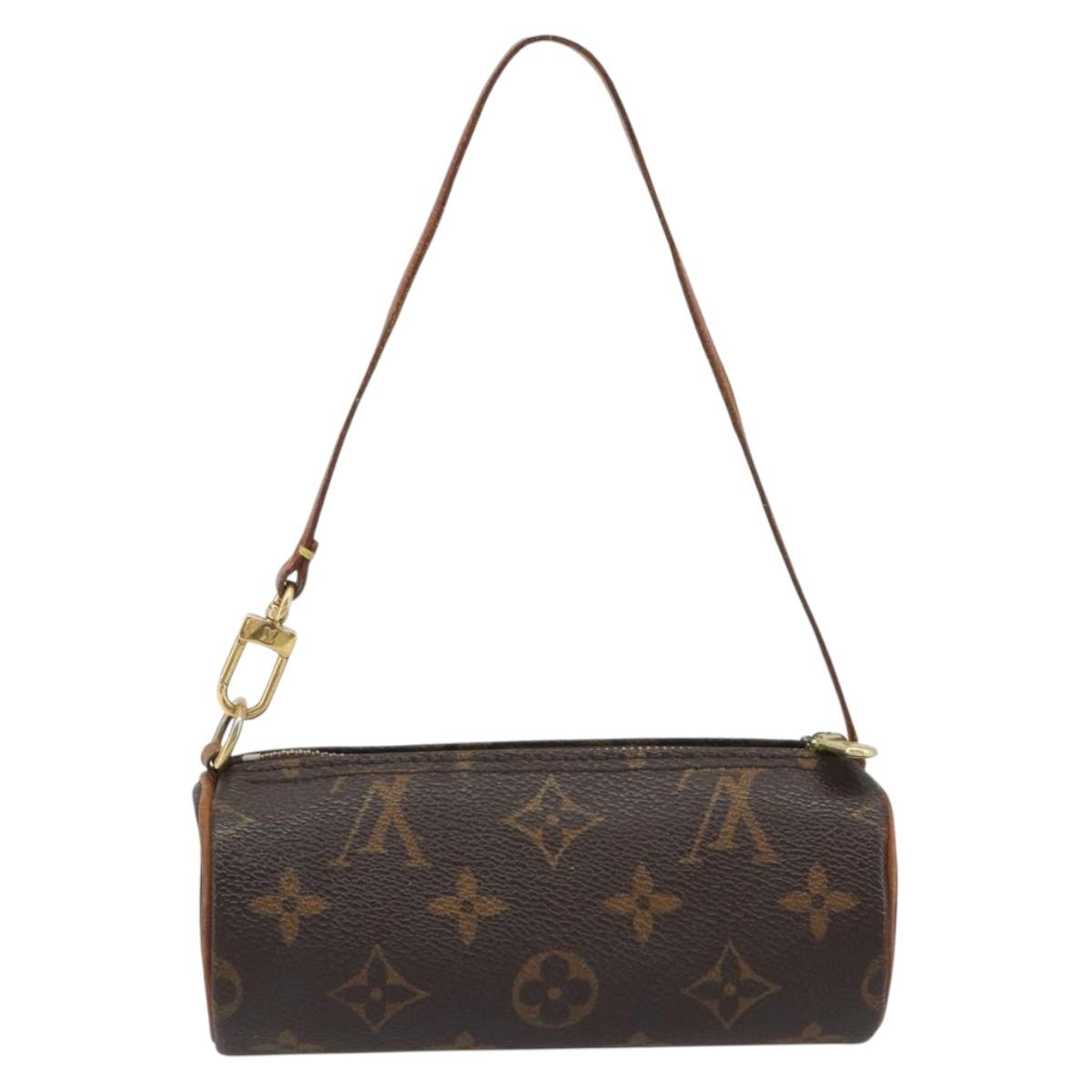 LOUIS VUITTON Monogram Papillon Pouch LV Auth bs36057