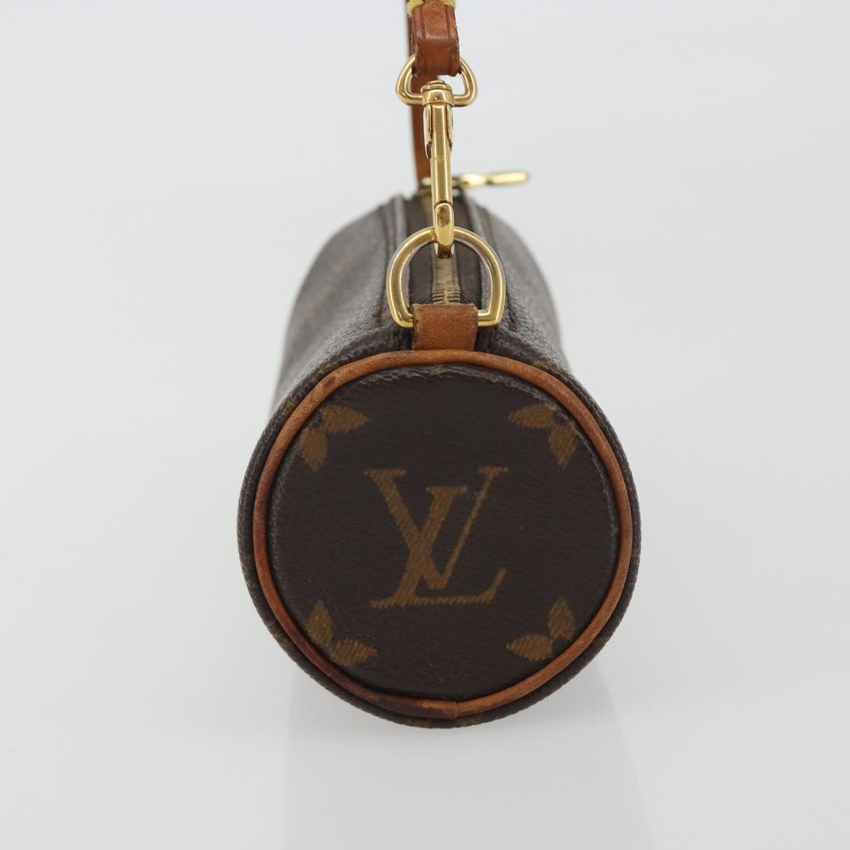 LOUIS VUITTON Monogram Papillon Pouch LV Auth bs36057