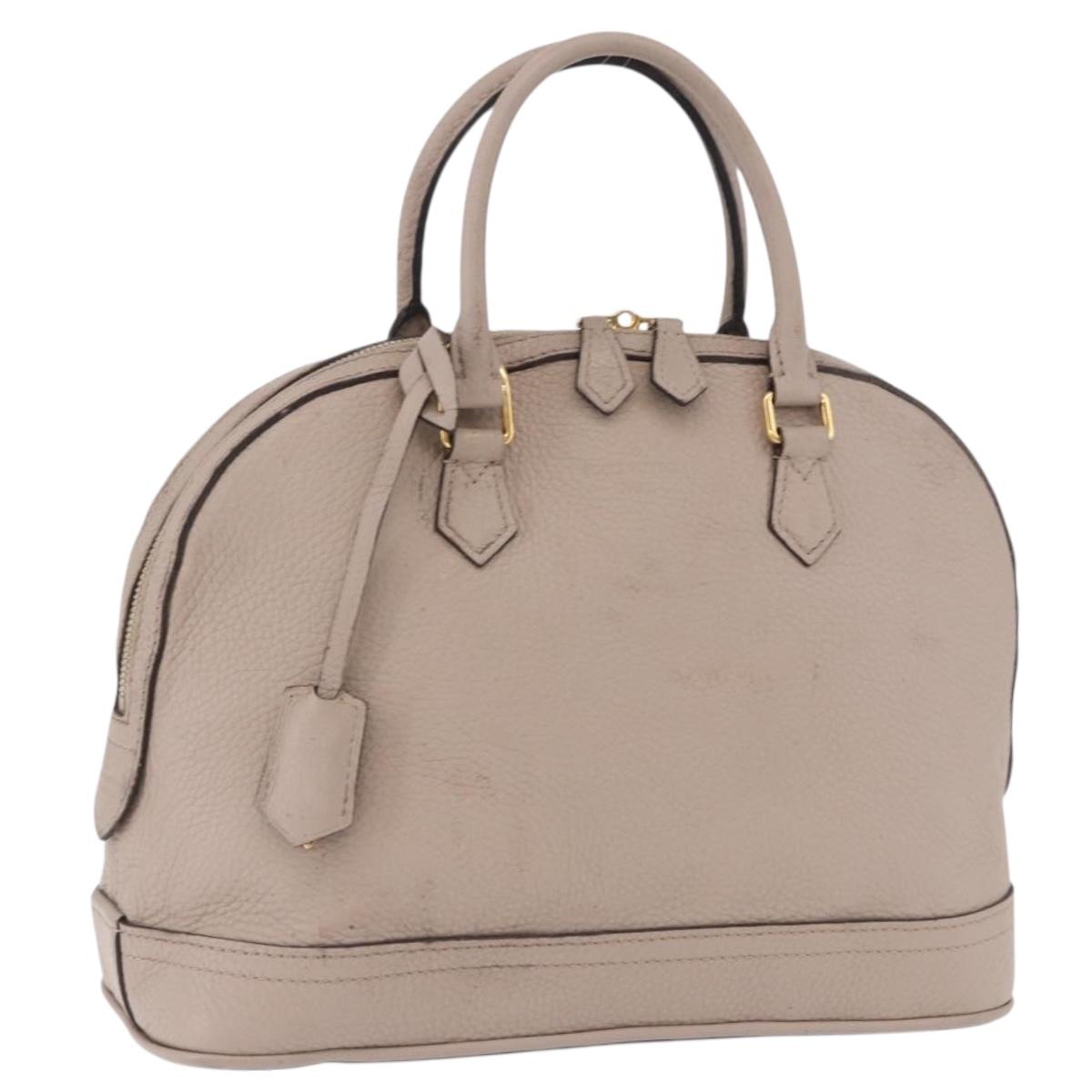 LOUIS VUITTON Parnasea Alma PM Hand Bag Leather Galet M48892 LV Auth bs36103
