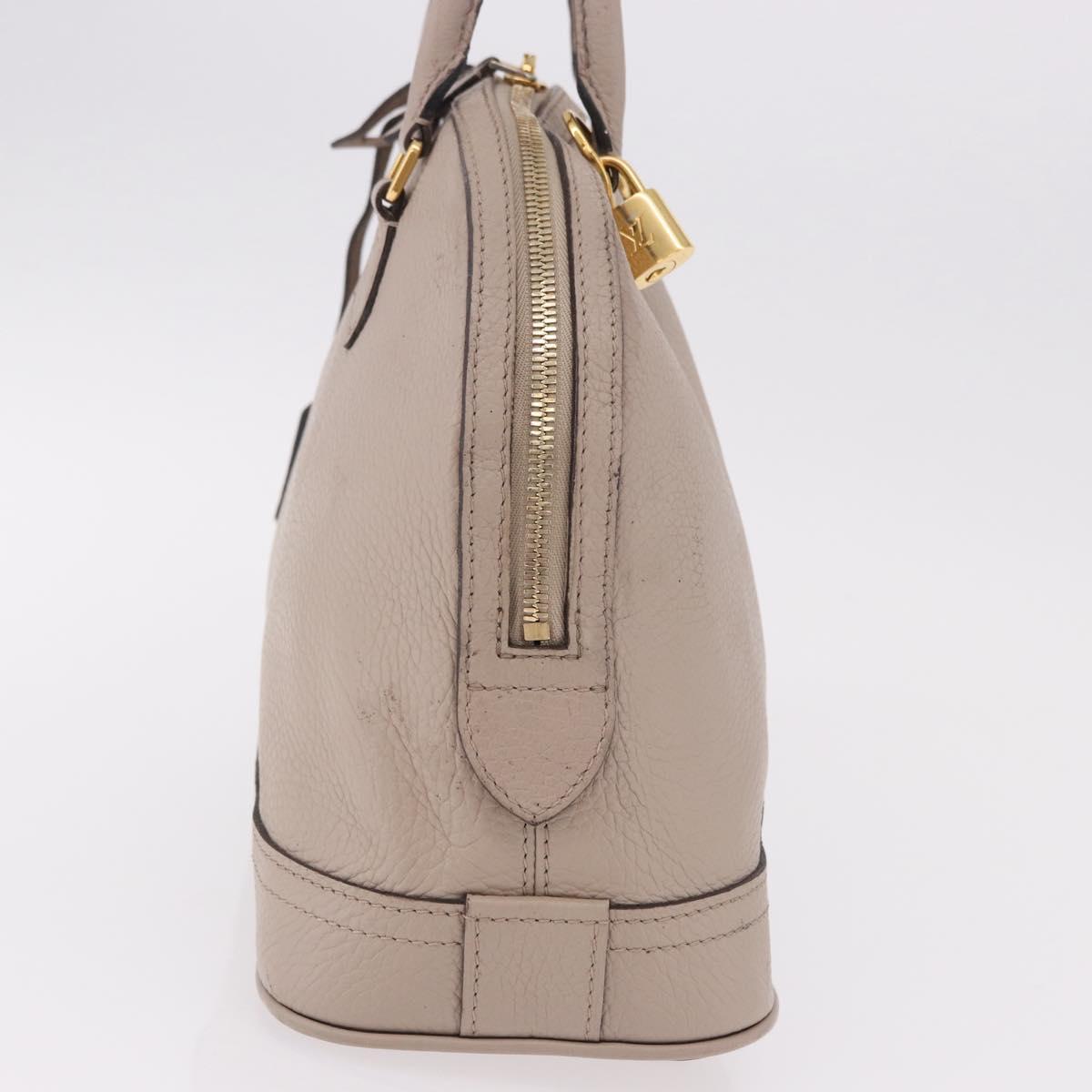 LOUIS VUITTON Parnasea Alma PM Hand Bag Leather Galet M48892 LV Auth bs36103