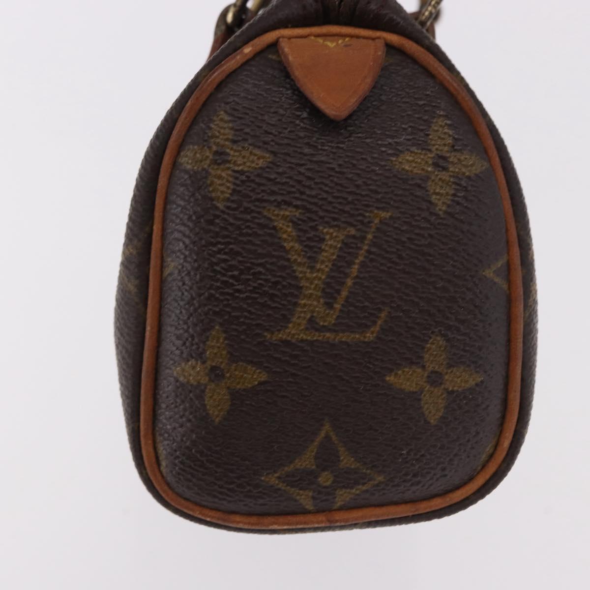 LOUIS VUITTON Monogram Mini Speedy Hand Bag M41534 LV Auth bs36105