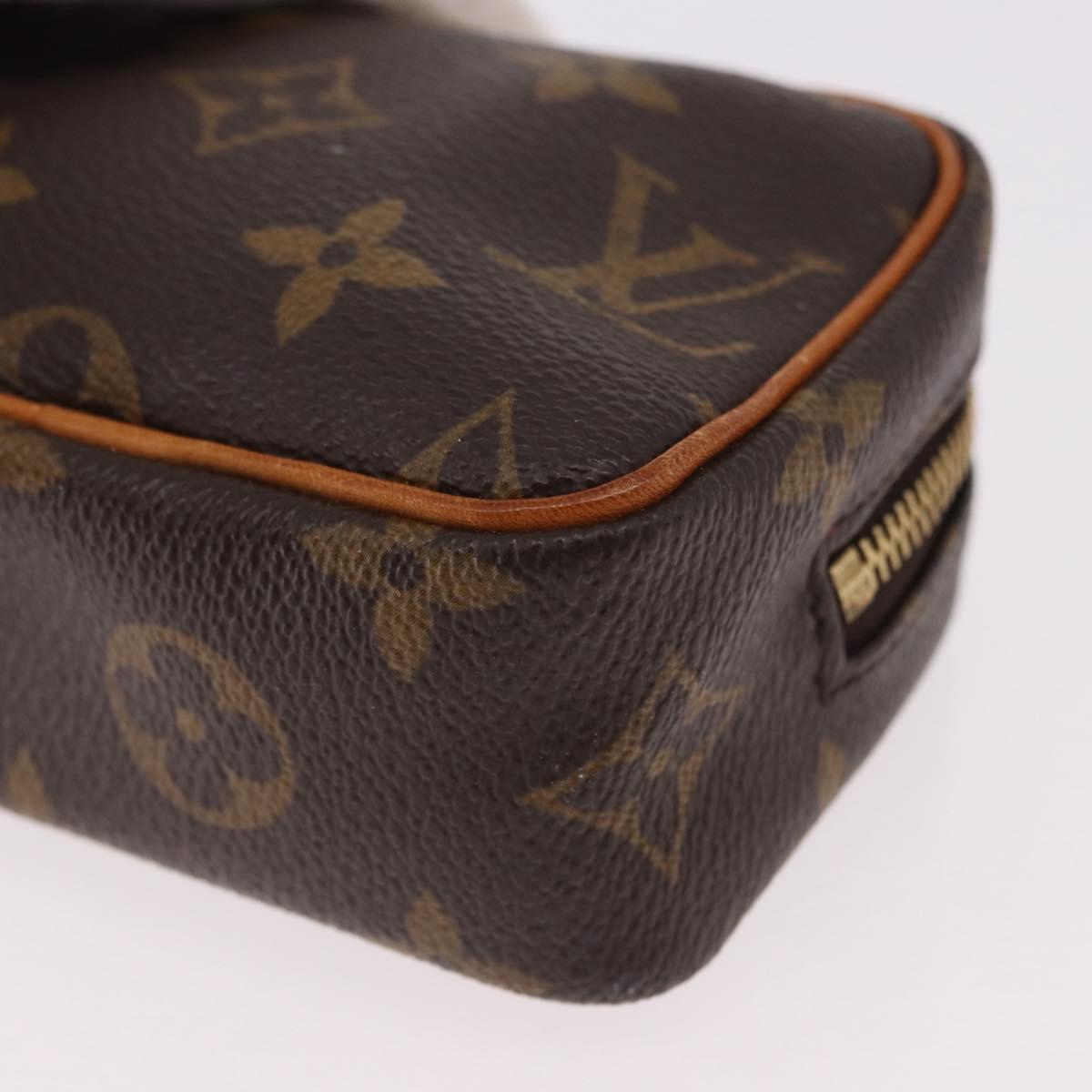 LOUIS VUITTON Monogram Trousse Wapity Pouch M58030 LV Auth bs36106