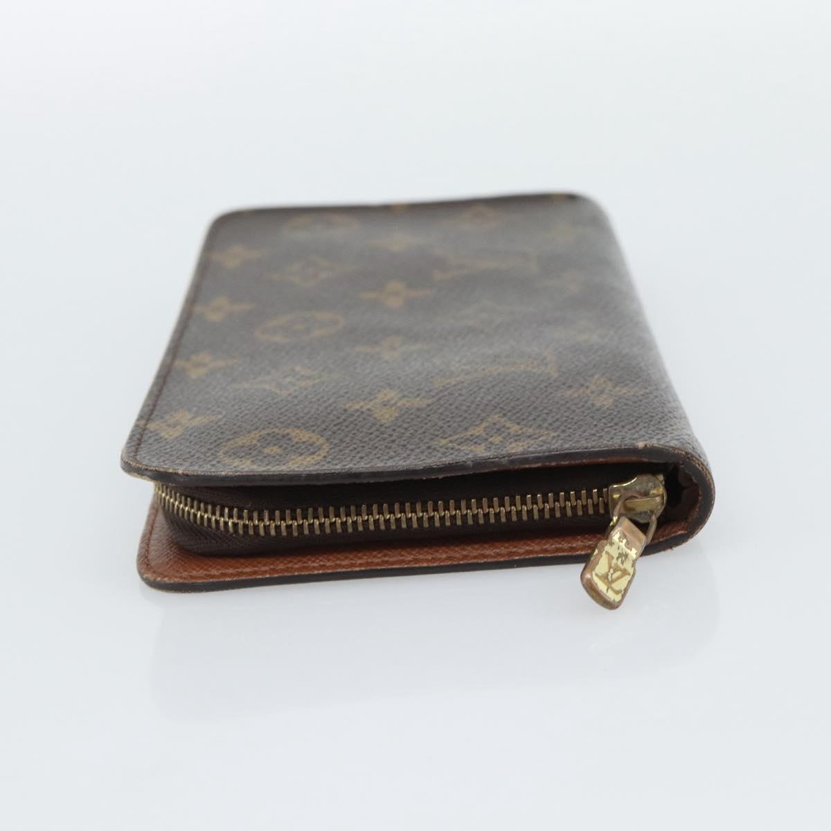 LOUIS VUITTON Monogram Porte Monnaie Zip Long Wallet M61727 LV Auth bs36107