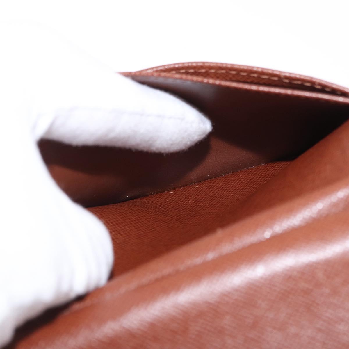 LOUIS VUITTON Monogram Porte Monnaie Billets Viennois Wallet M61663 Auth bs36108