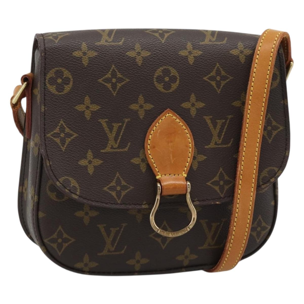 LOUIS VUITTON Monogram Saint Cloud MM Shoulder Bag M51243 LV Auth bs36110