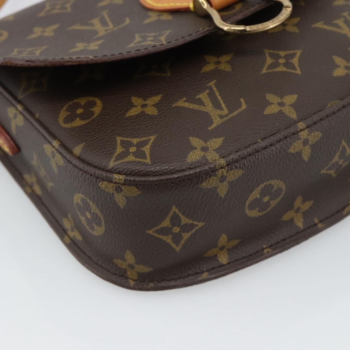 LOUIS VUITTON Monogram Saint Cloud MM Shoulder Bag M51243 LV Auth bs36110