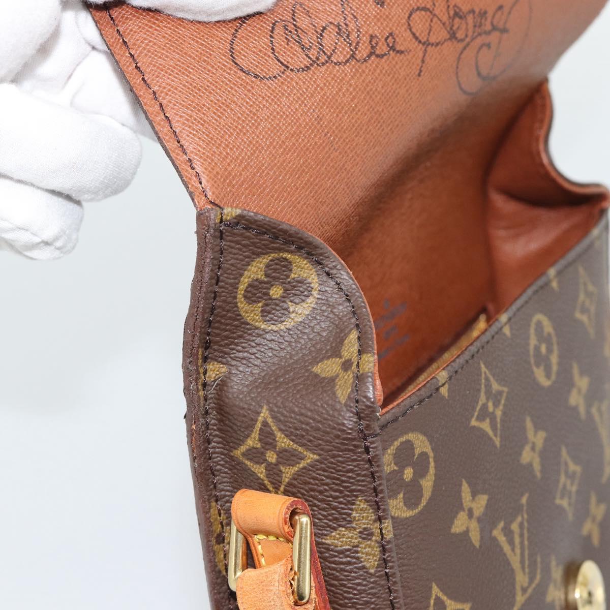 LOUIS VUITTON Monogram Saint Cloud MM Shoulder Bag M51243 LV Auth bs36110