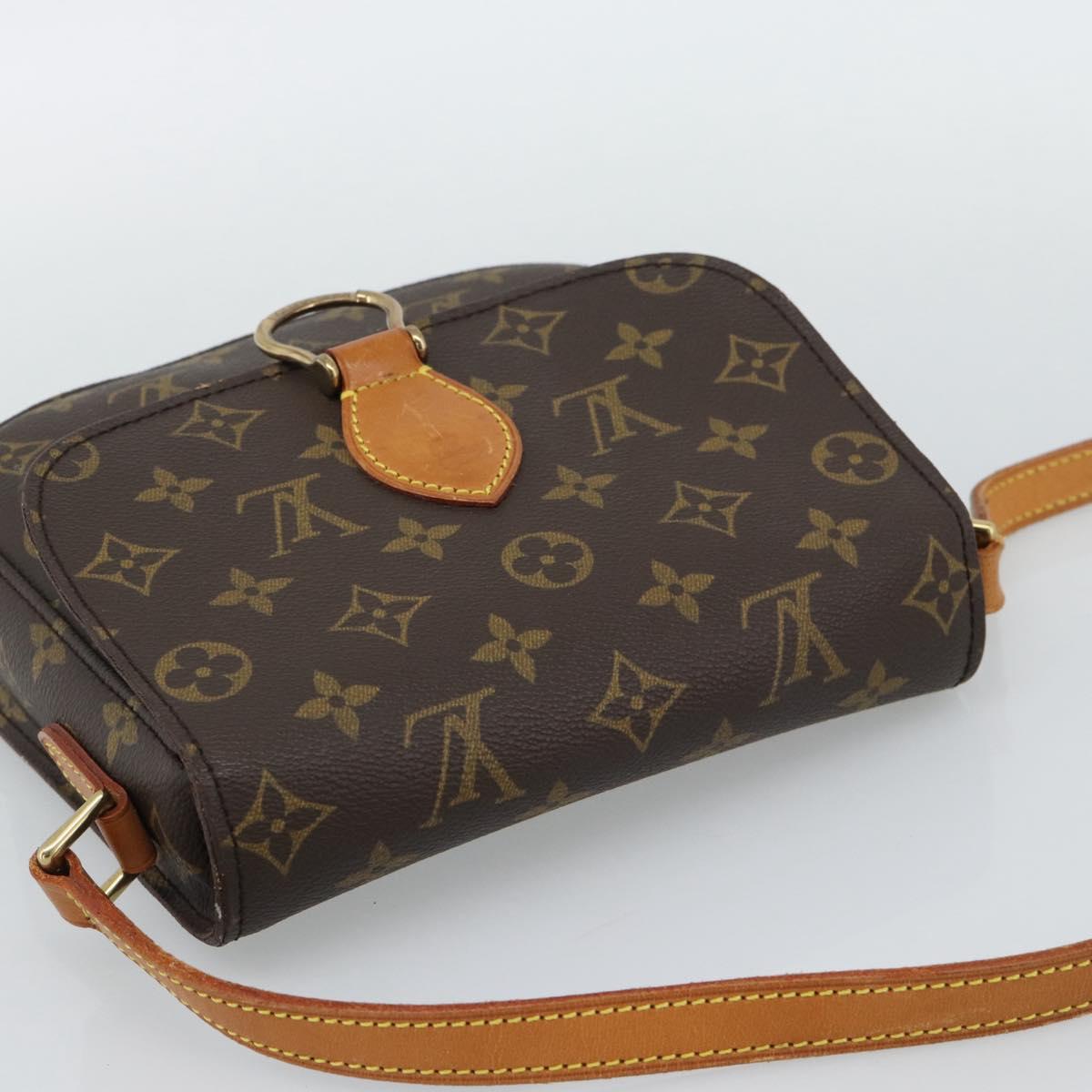 LOUIS VUITTON Monogram Saint Cloud MM Shoulder Bag M51243 LV Auth bs36110