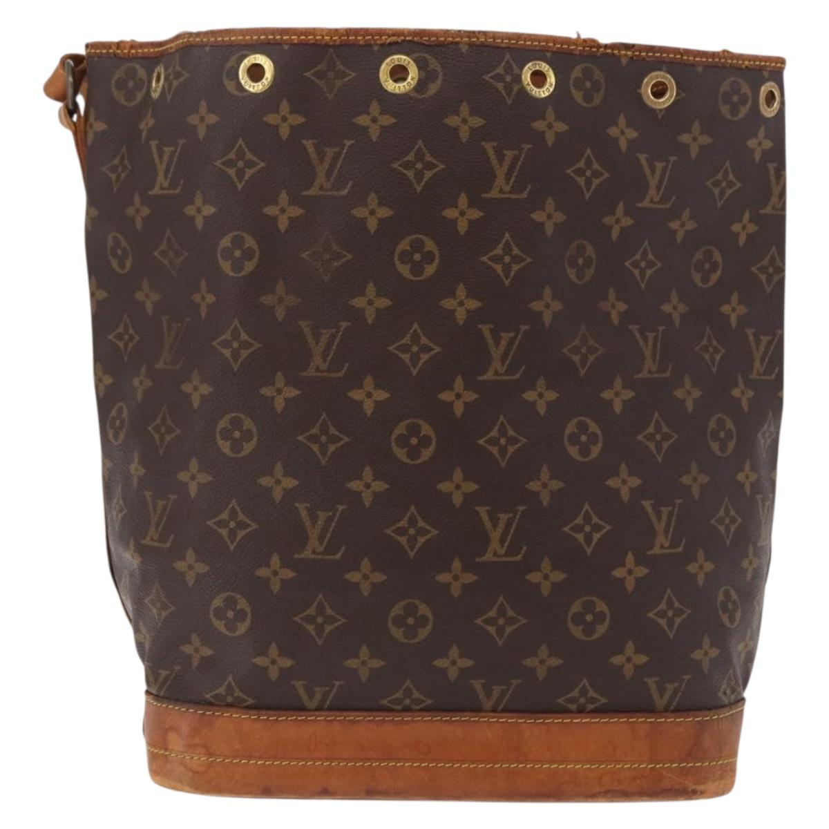 LOUIS VUITTON Monogram Noe Shoulder Bag M42224 LV Auth bs36111