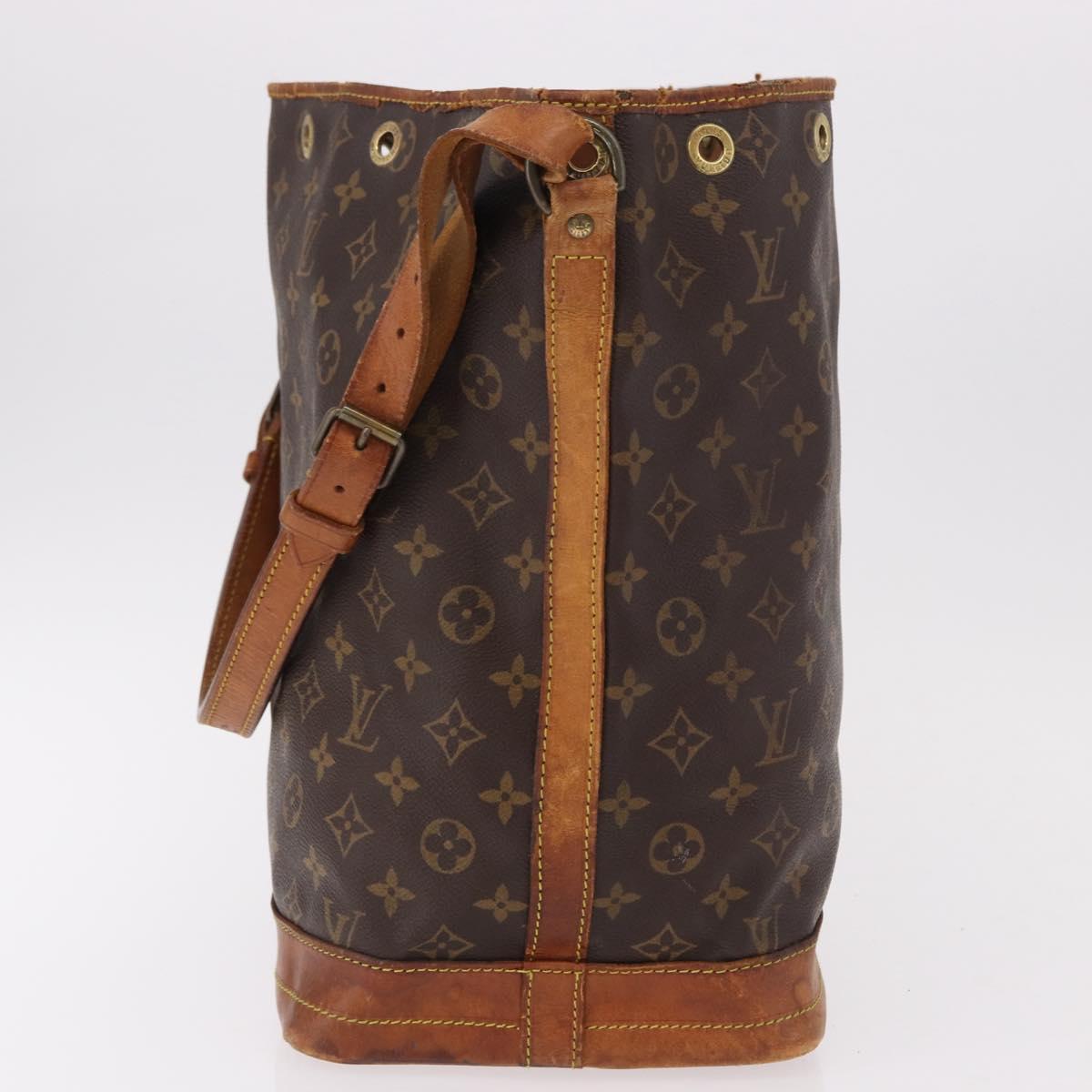 LOUIS VUITTON Monogram Noe Shoulder Bag M42224 LV Auth bs36111