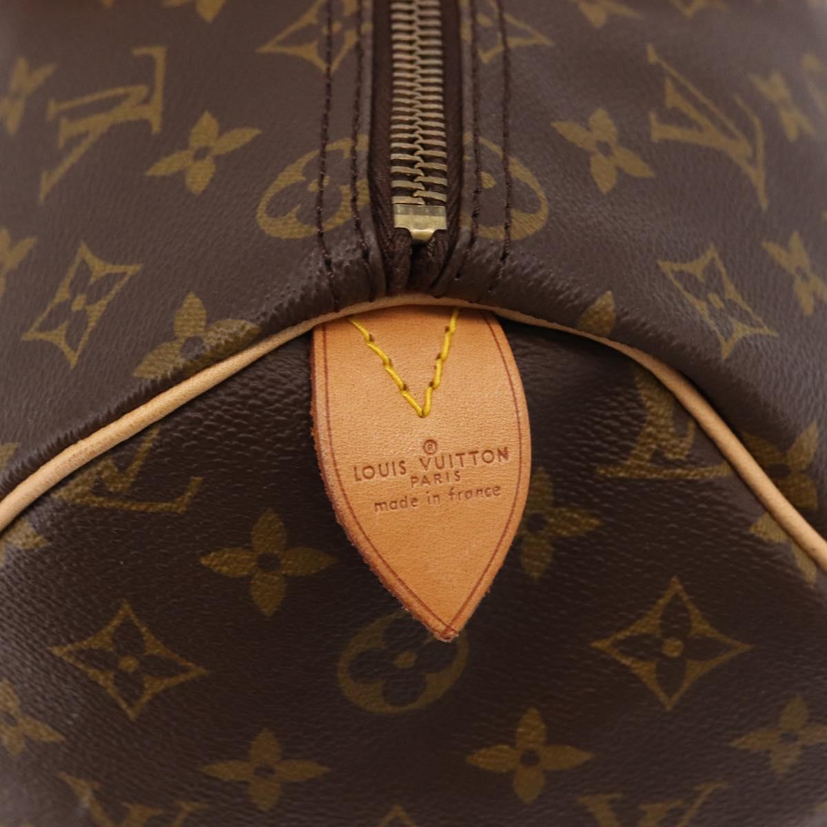 LOUIS VUITTON Monogram Speedy 35 Hand Bag Vintage M41524 LV Auth bs36112A