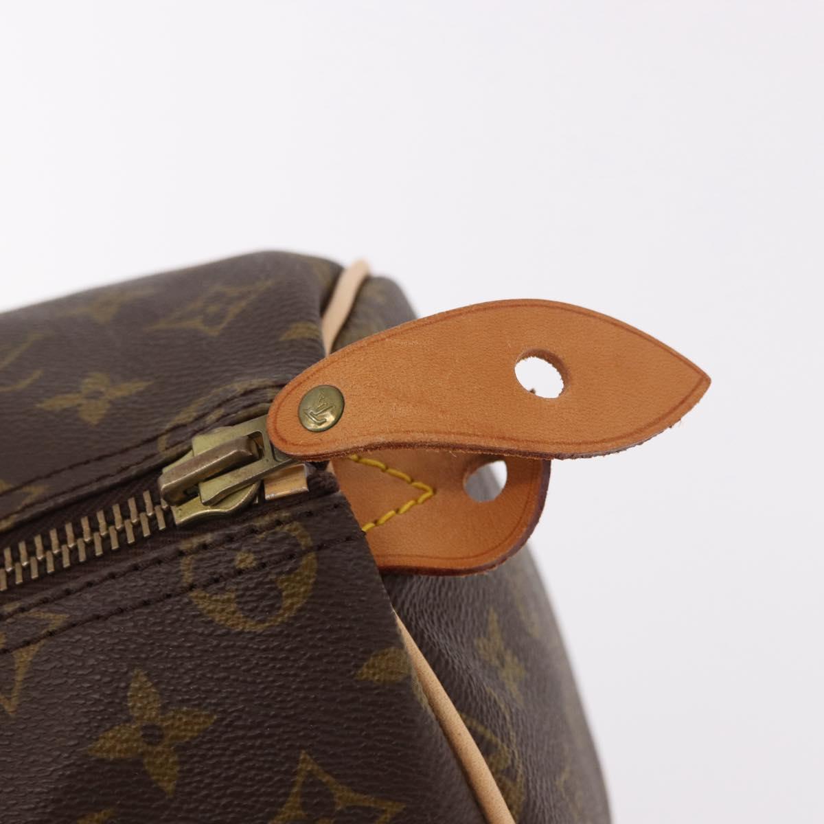 LOUIS VUITTON Monogram Speedy 35 Hand Bag Vintage M41524 LV Auth bs36112A