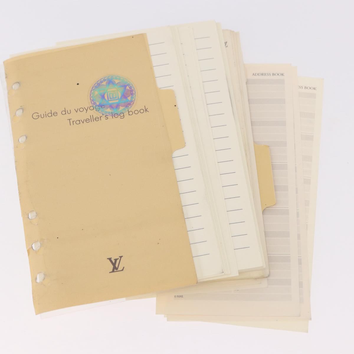 LOUIS VUITTON Epi Agenda MM Day Planner Cover Blue R20055 LV Auth bs36113