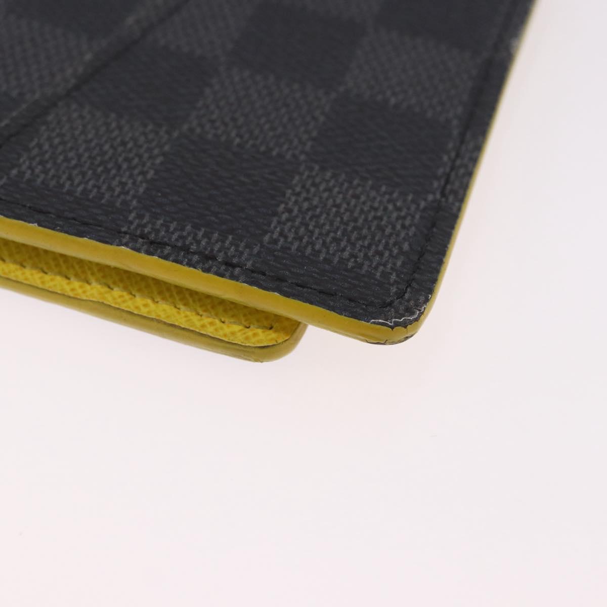 LOUIS VUITTON Damier Graphite Portefeuille Multripru Wallet N60302 Auth bs36118
