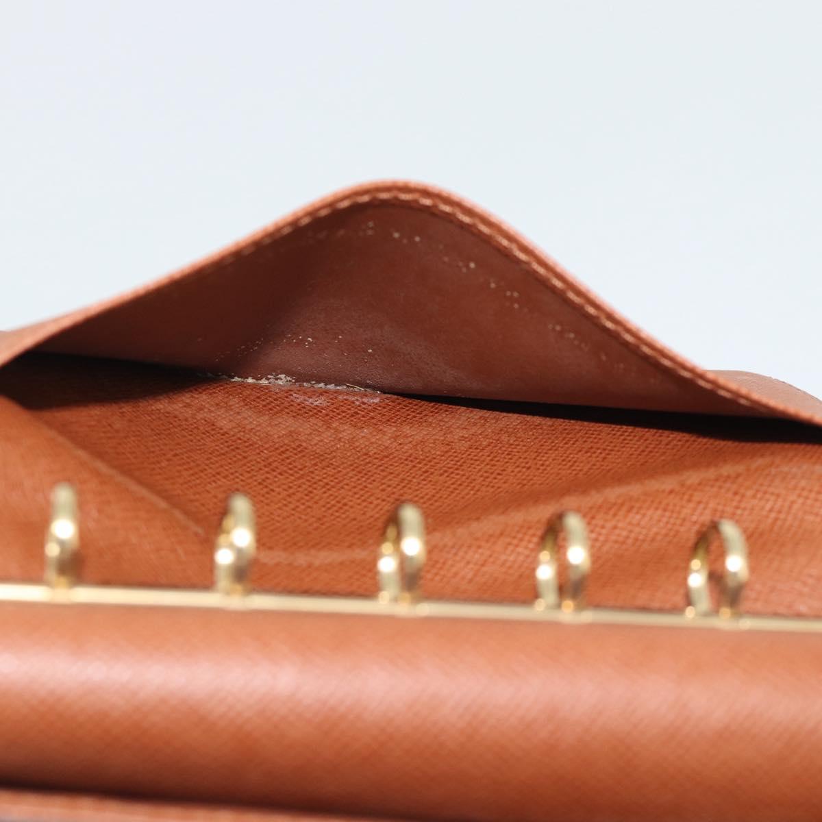 LOUIS VUITTON Monogram Agenda PM Day Planner Cover R20005 LV Auth bs36120