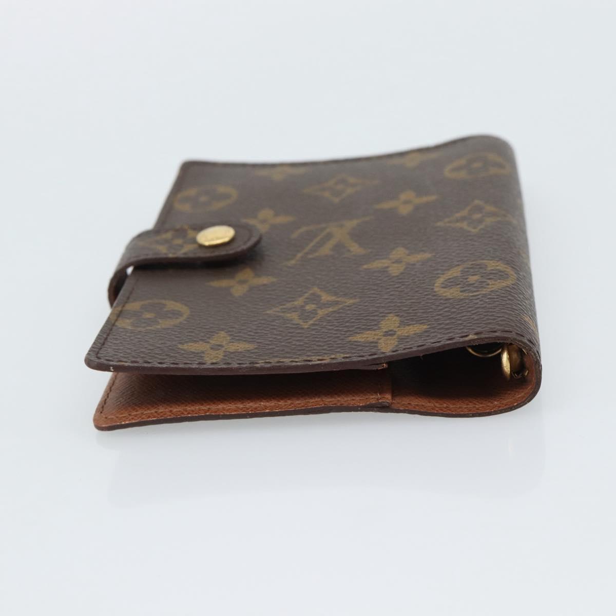 LOUIS VUITTON Monogram Agenda PM Day Planner Cover R20005 LV Auth bs36120