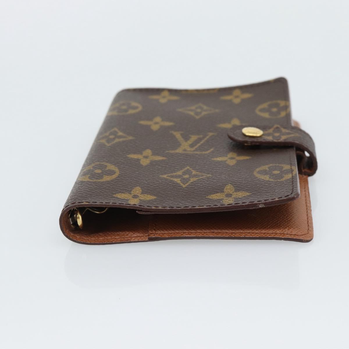 LOUIS VUITTON Monogram Agenda PM Day Planner Cover R20005 LV Auth bs36122