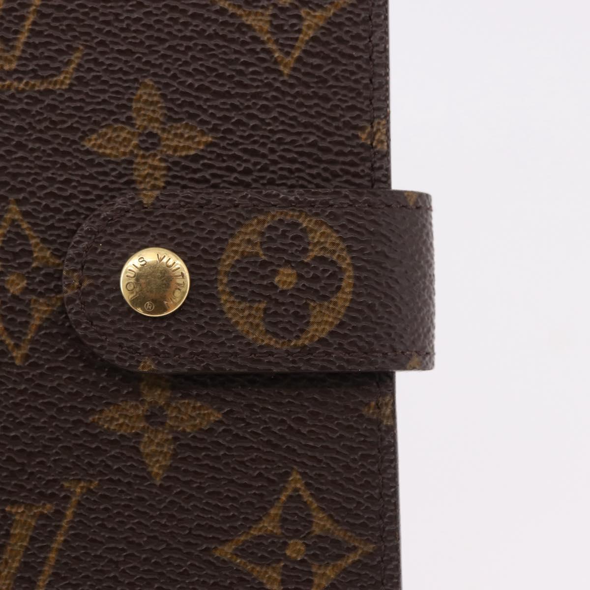 LOUIS VUITTON Monogram Porto Papie Zip Wallet M61207 LV Auth bs36123V