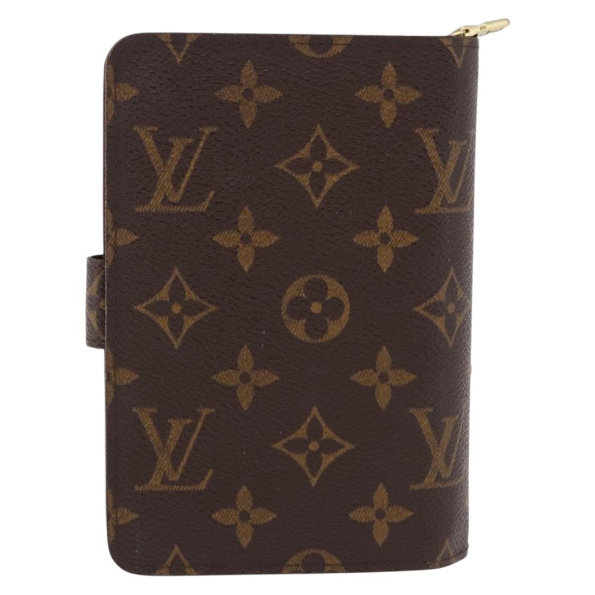 LOUIS VUITTON Monogram Porto Papie Zip Wallet M61207 LV Auth bs36123V