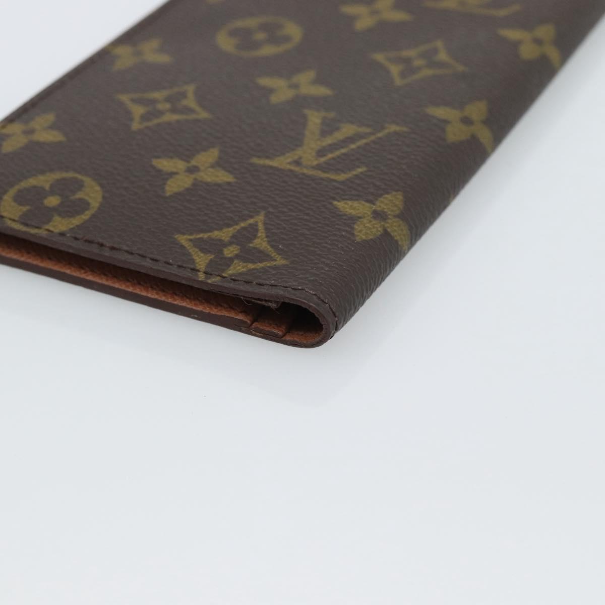 LOUIS VUITTON Monogram Porte Valeurs Cartes Credit Wallet M61823 LV Auth bs36124