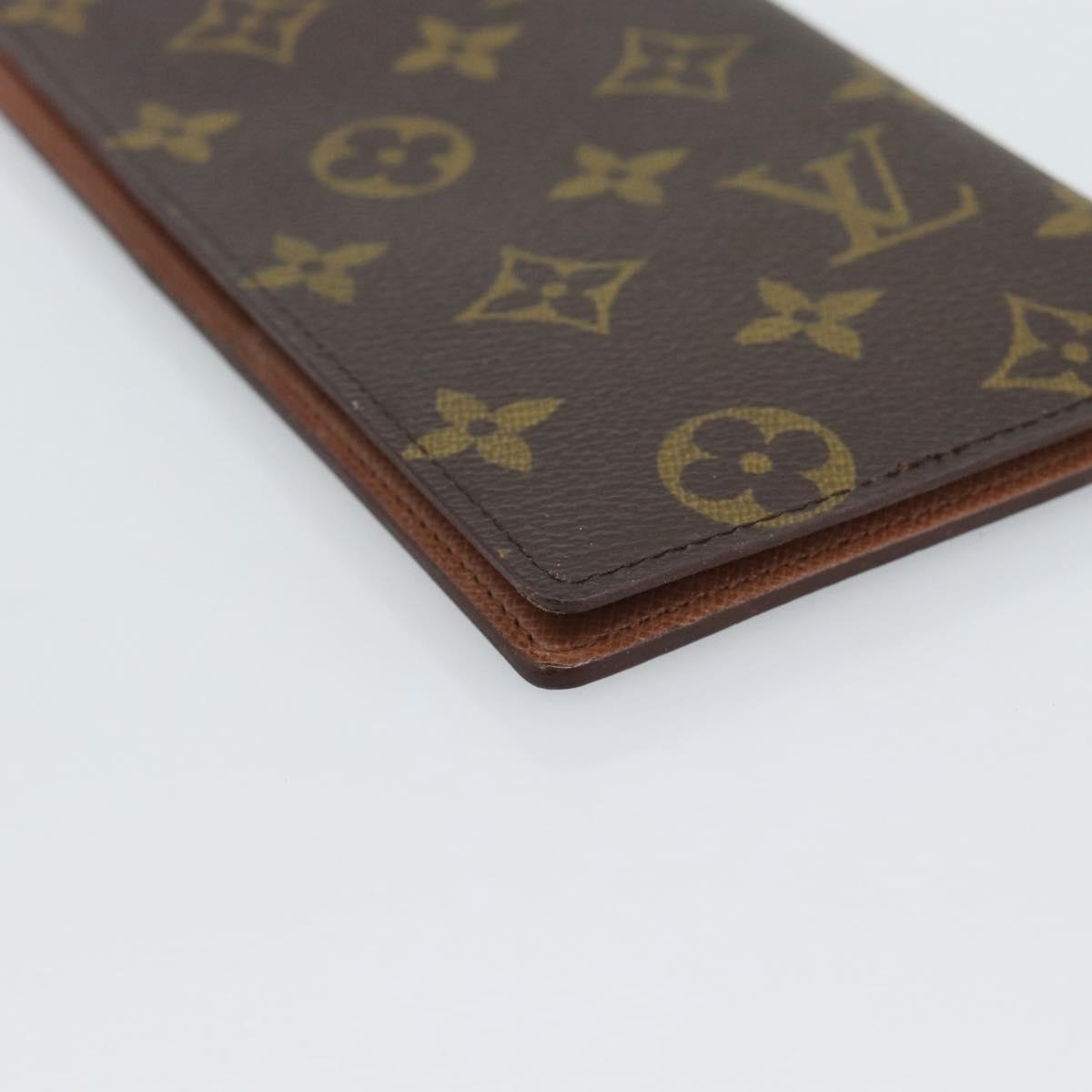LOUIS VUITTON Monogram Porte Valeurs Cartes Credit Wallet M61823 LV Auth bs36124