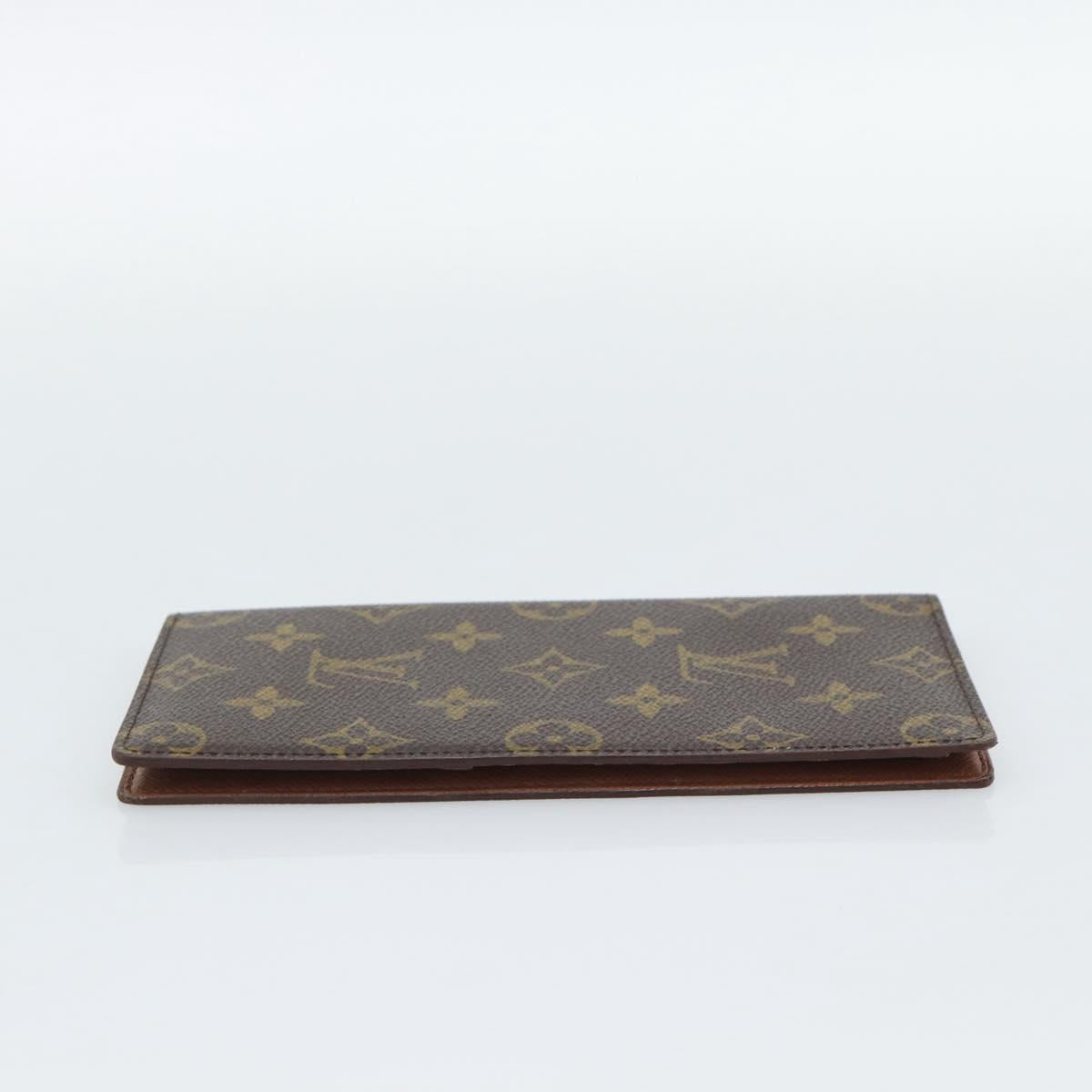 LOUIS VUITTON Monogram Porte Valeurs Cartes Credit Wallet M61823 LV Auth bs36124