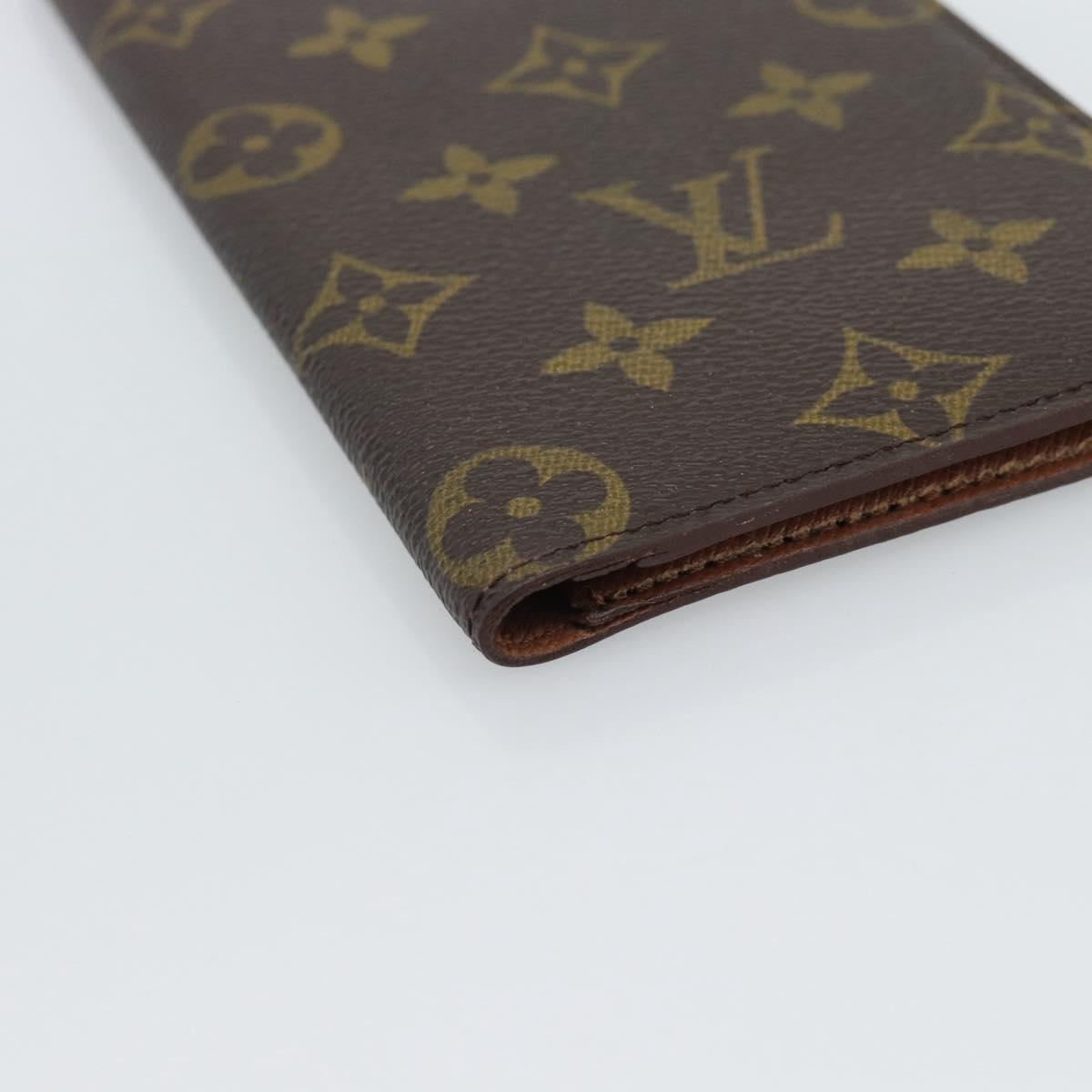 LOUIS VUITTON Monogram Porte Valeurs Cartes Credit Wallet M61823 LV Auth bs36124